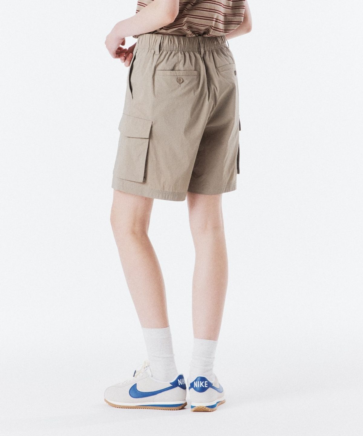 브롬톤 런던(BROMPTON LONDON) CARGO SHORTS - LIGHT KHAKI (P262UHP185)
