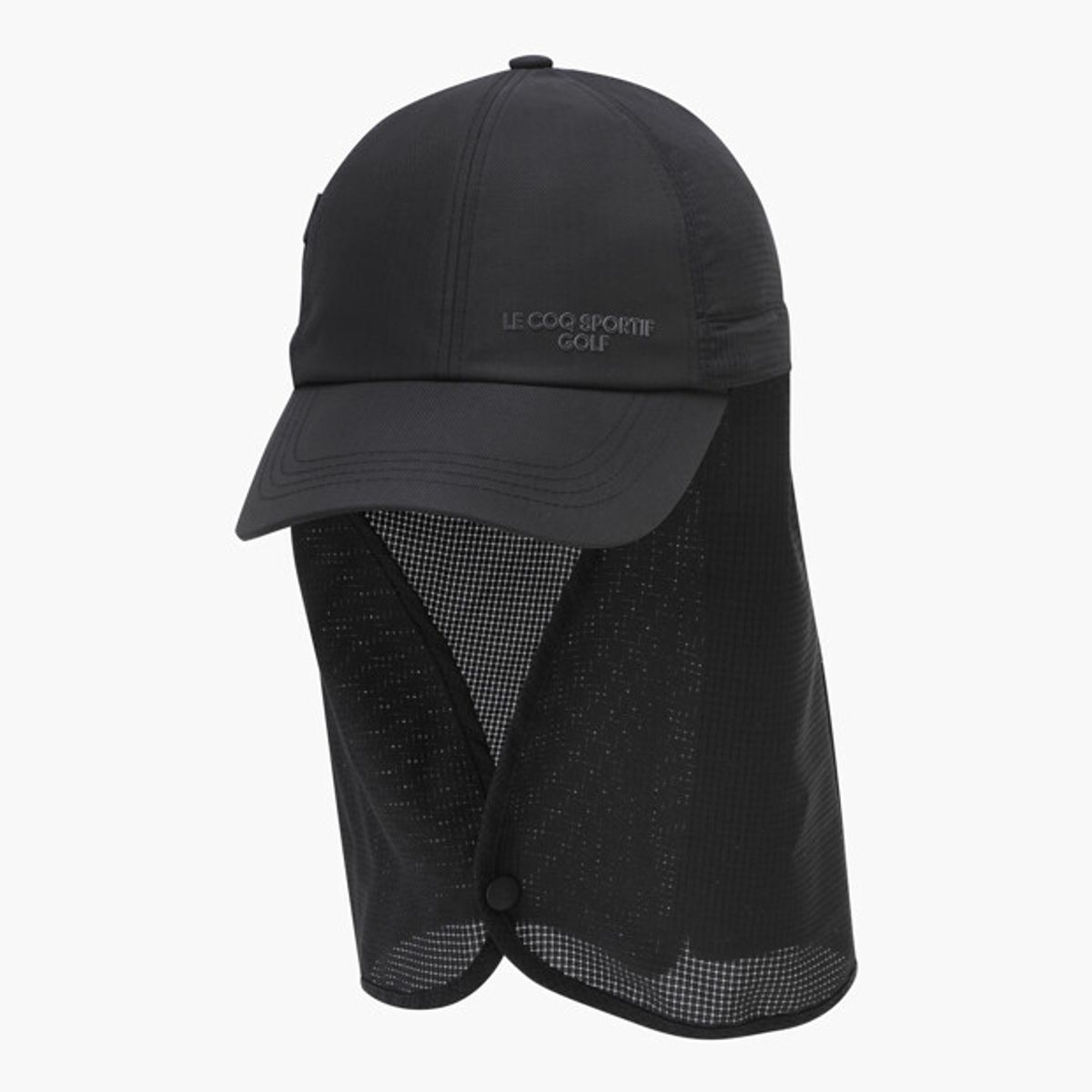 르꼬끄 골프(LECOQ GOLF) 남성 2WAY 썬가드 볼캡 _BLCK GR121MCP31