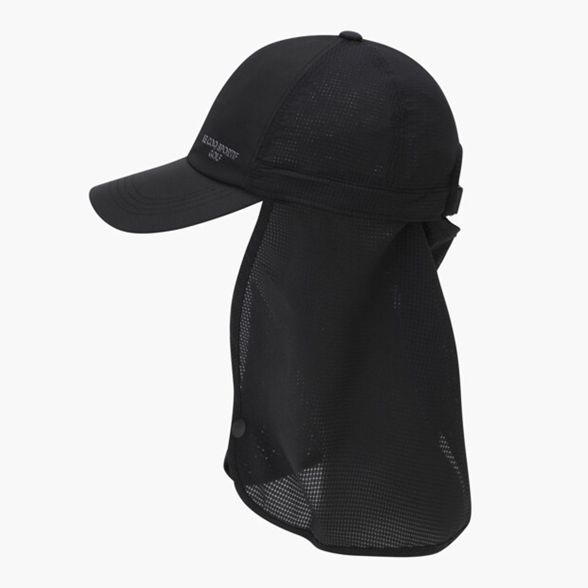 르꼬끄 골프(LECOQ GOLF) 남성 2WAY 썬가드 볼캡 _BLCK GR121MCP31