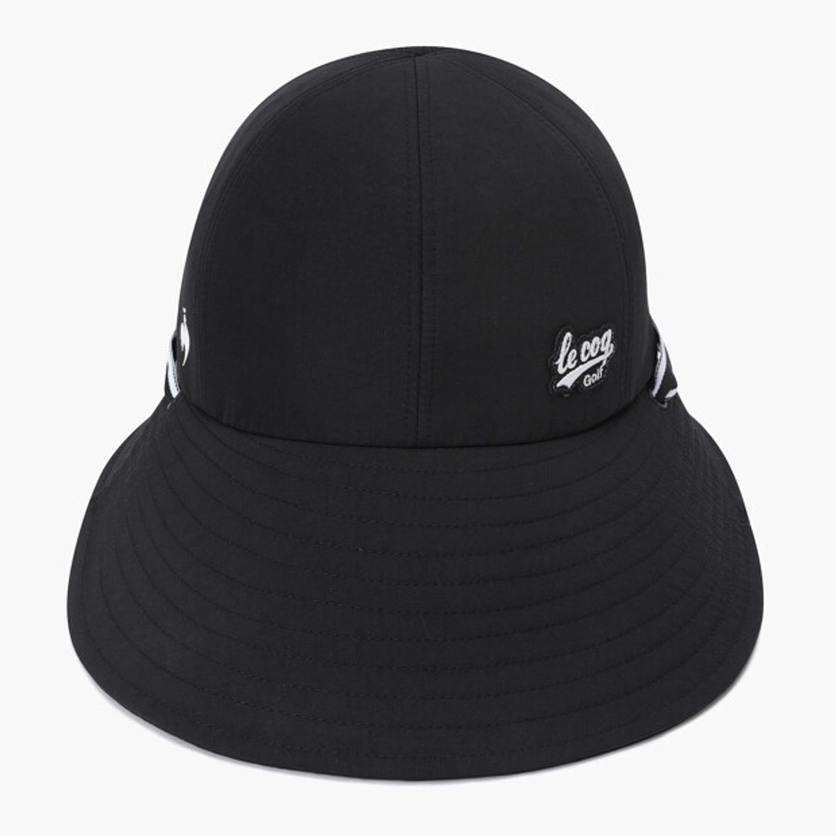 르꼬끄 골프(LECOQ GOLF) 여성 리본 라운드 햇 _BLCK GR122LCP32
