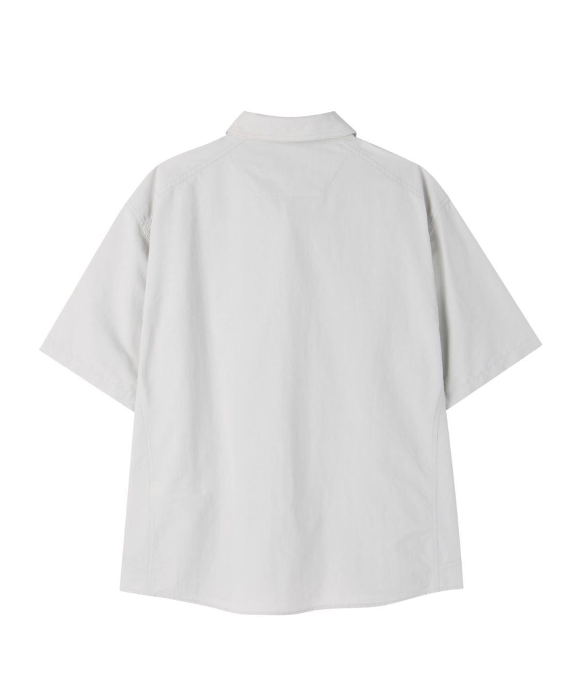 브롬톤 런던(BROMPTON LONDON) TASLAN HALF SLEEVE SHIRT - L/GREY (P262MSH182)