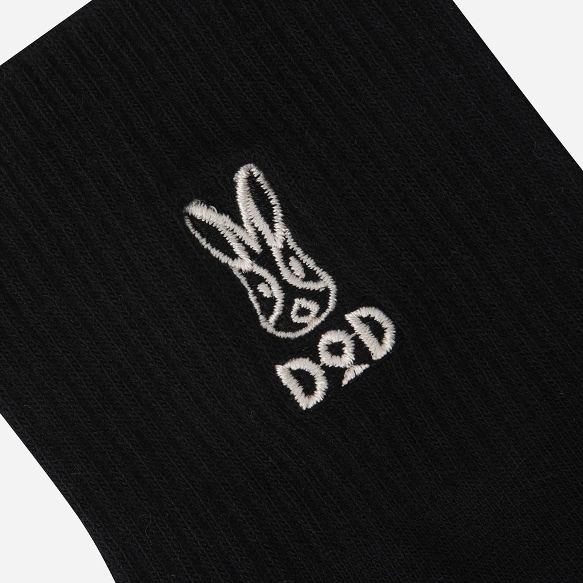 디오디(DOD) 코튼 베이직 단목 양말(BLACK)