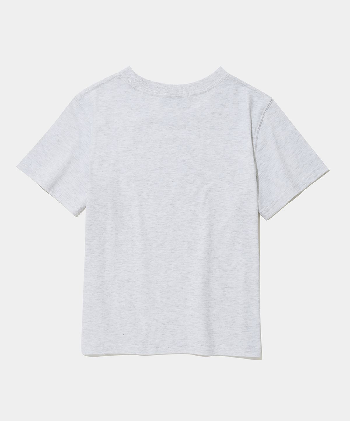 컬럼비아 유니버시티(COLUMBIA UNIVERSITY) CU ARCH WOMEN SLIM-FIT S/S T-SHIRTS_LIGHT MELANGE GRAY