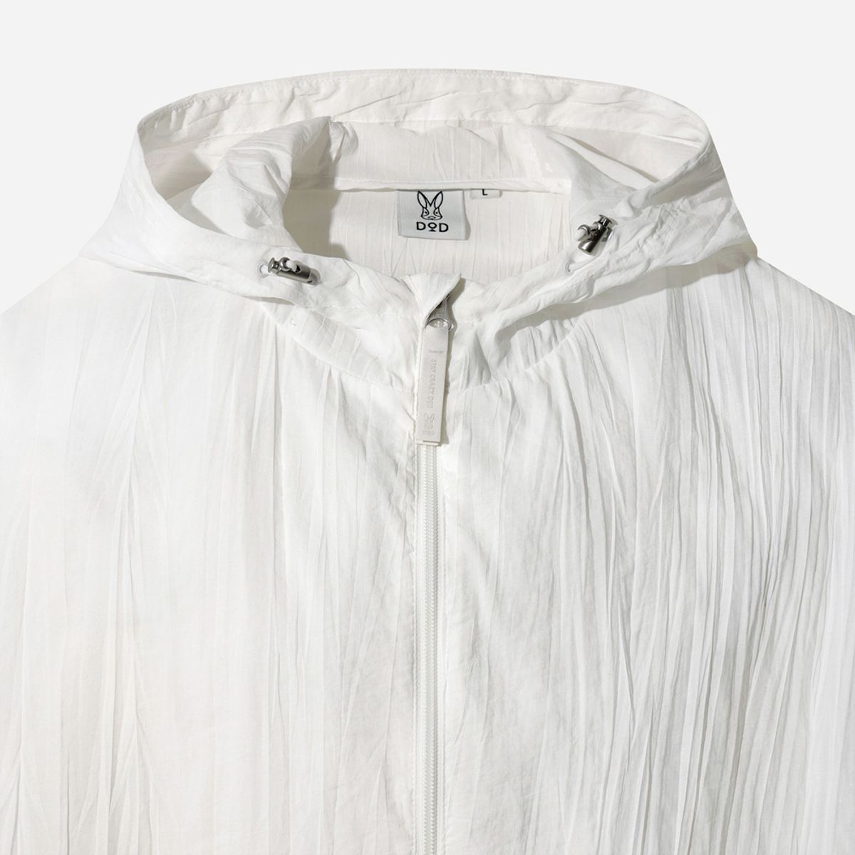디오디(DOD) 젠클 플리츠 후드 자켓 (OFF WHITE 2)
