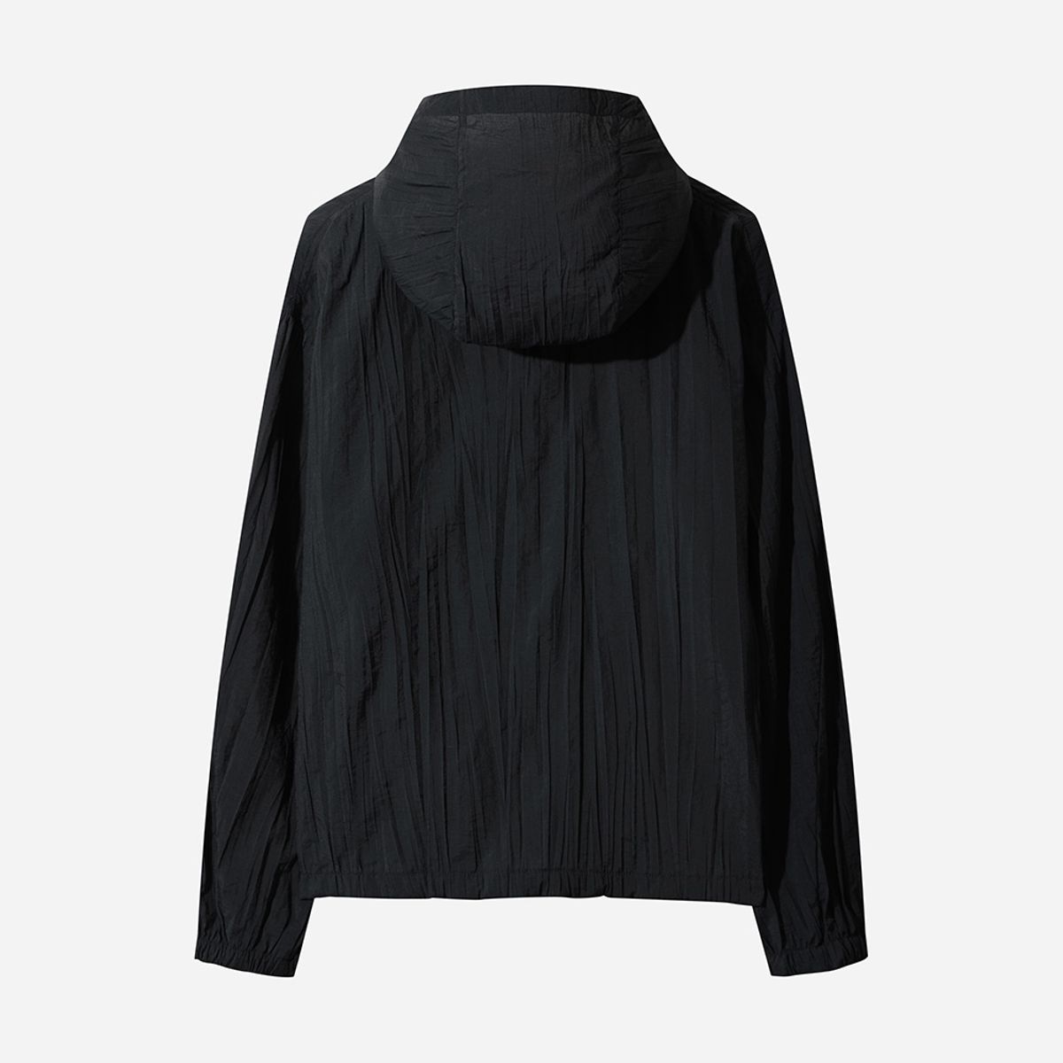 디오디(DOD) 젠클 플리츠 후드 자켓 (BLACK)