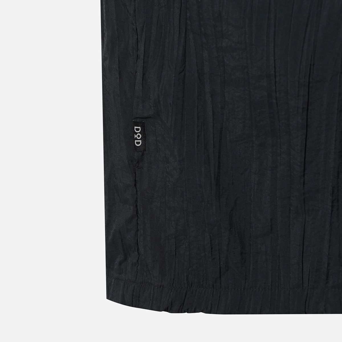 디오디(DOD) 젠클 플리츠 후드 자켓 (BLACK)