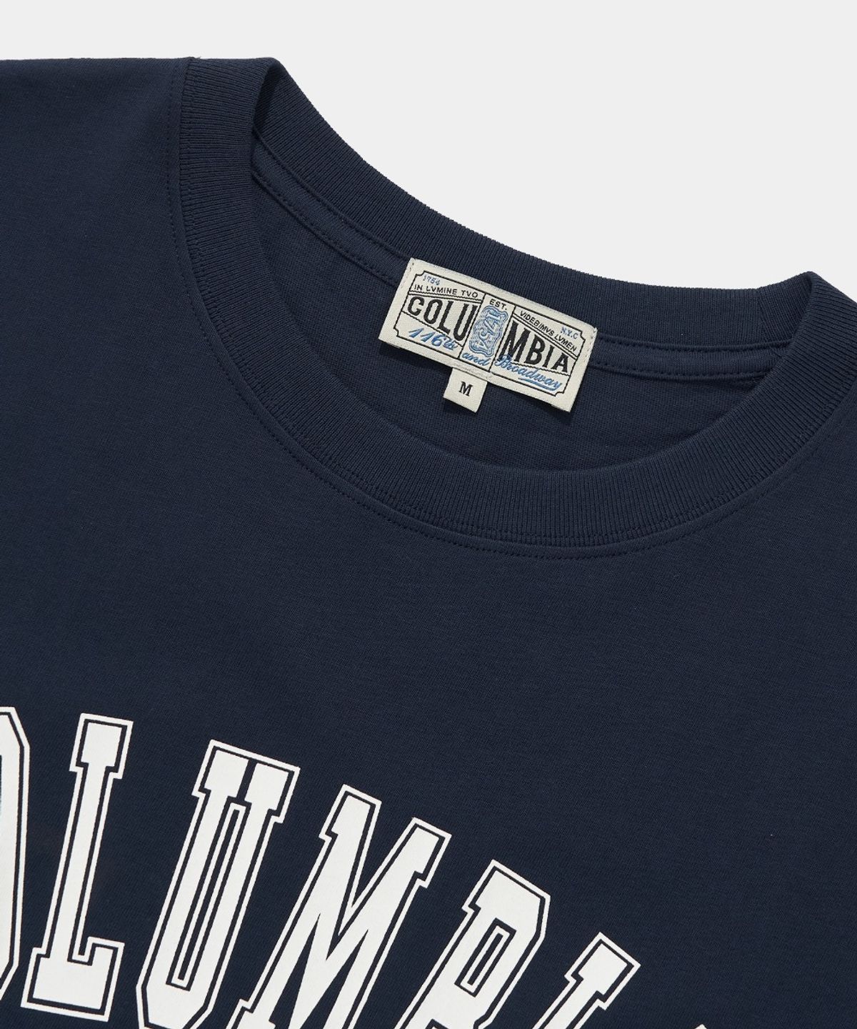 컬럼비아 유니버시티(COLUMBIA UNIVERSITY) CU ARCH WOMEN SLIM-FIT S/S T-SHIRTS_NAVY
