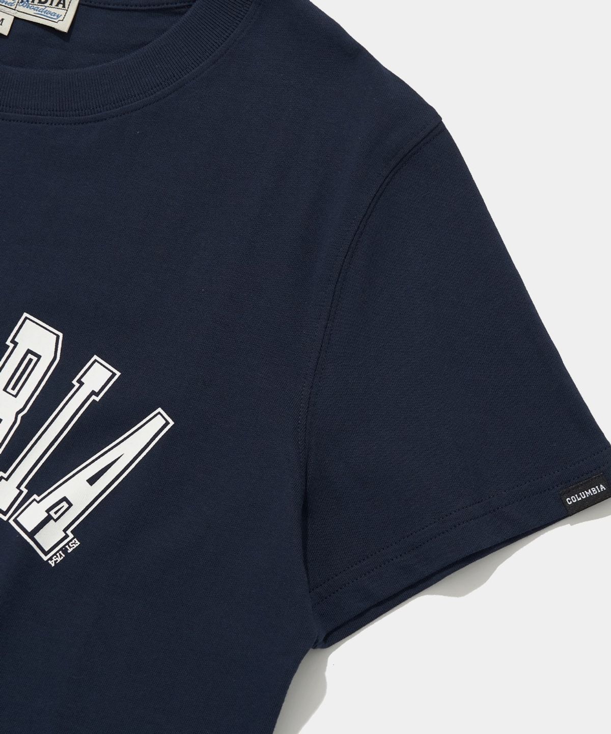 컬럼비아 유니버시티(COLUMBIA UNIVERSITY) CU ARCH WOMEN SLIM-FIT S/S T-SHIRTS_NAVY