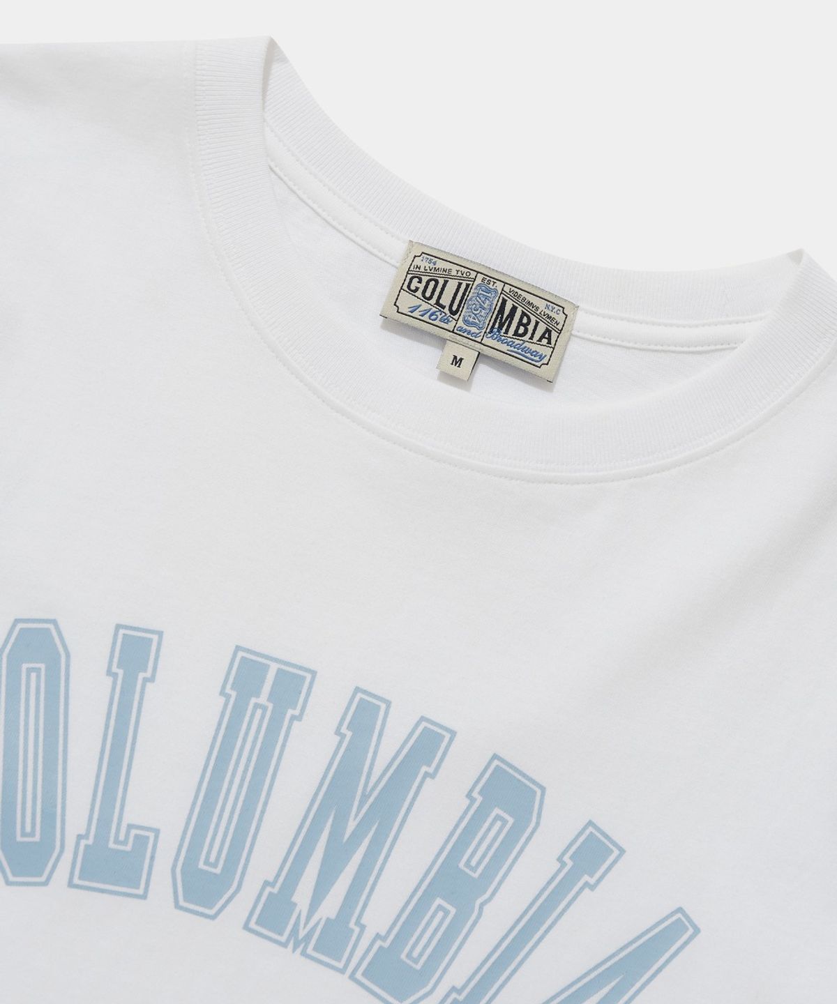 컬럼비아 유니버시티(COLUMBIA UNIVERSITY) CU ARCH WOMEN SLIM-FIT S/S T-SHIRTS_WHITE