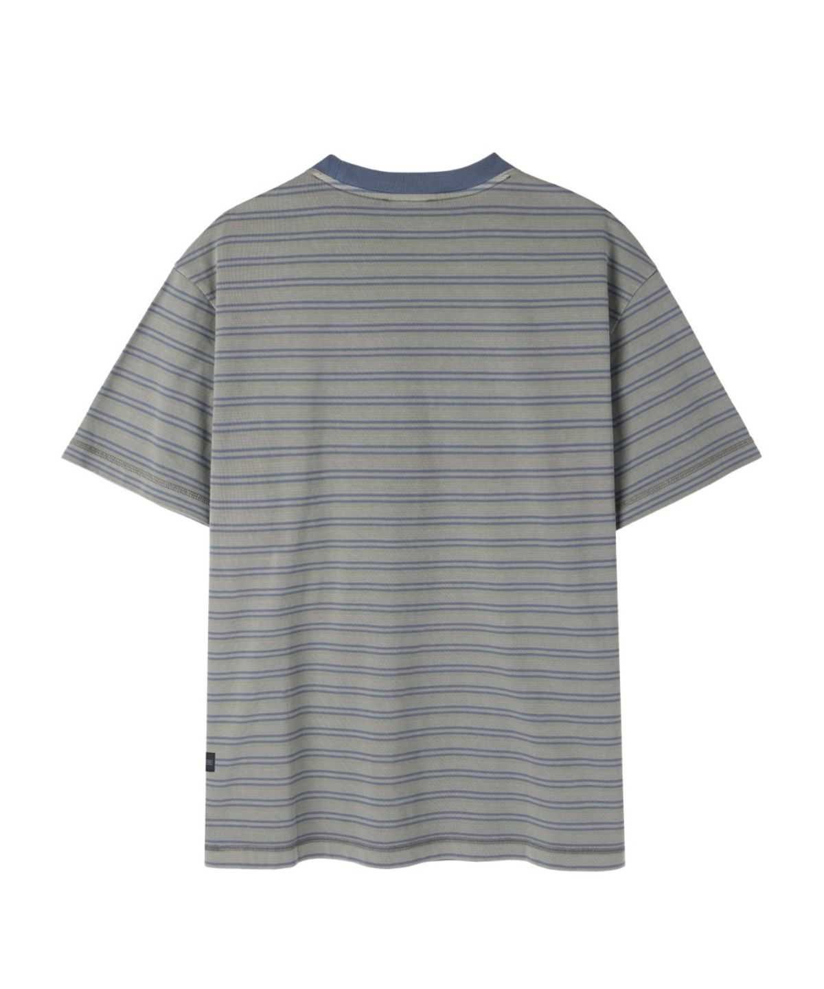 브롬톤 런던(BROMPTON LONDON) PIGMENT STRIPE HALF SLEEVE T-SHIRT - GREEN (P262UTS138)
