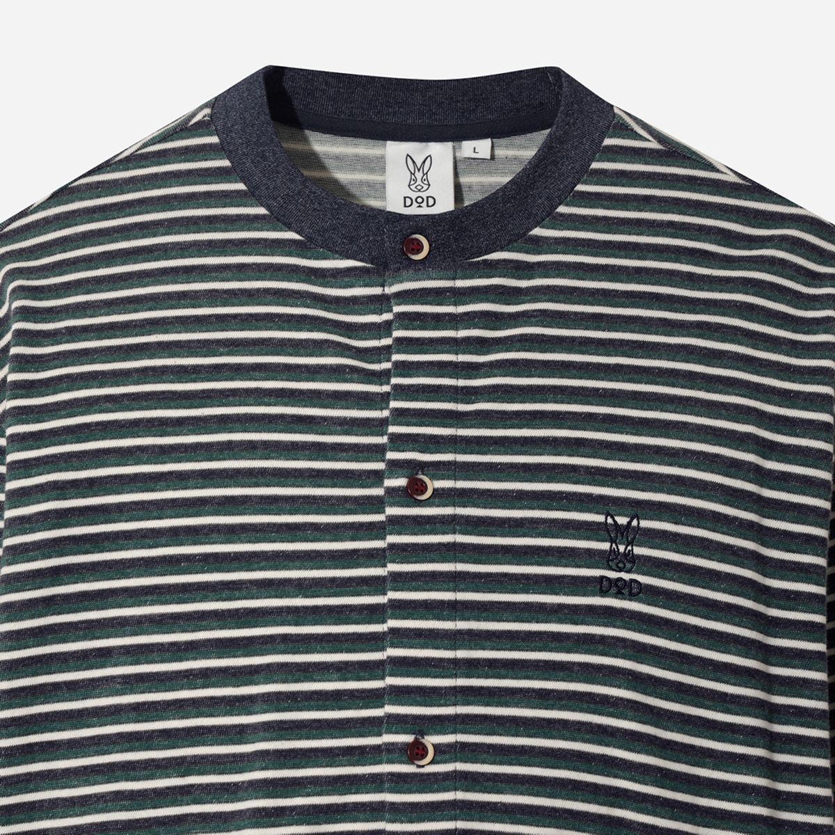 디오디(DOD) 멀티 스트라이프 가디건(NAVY)