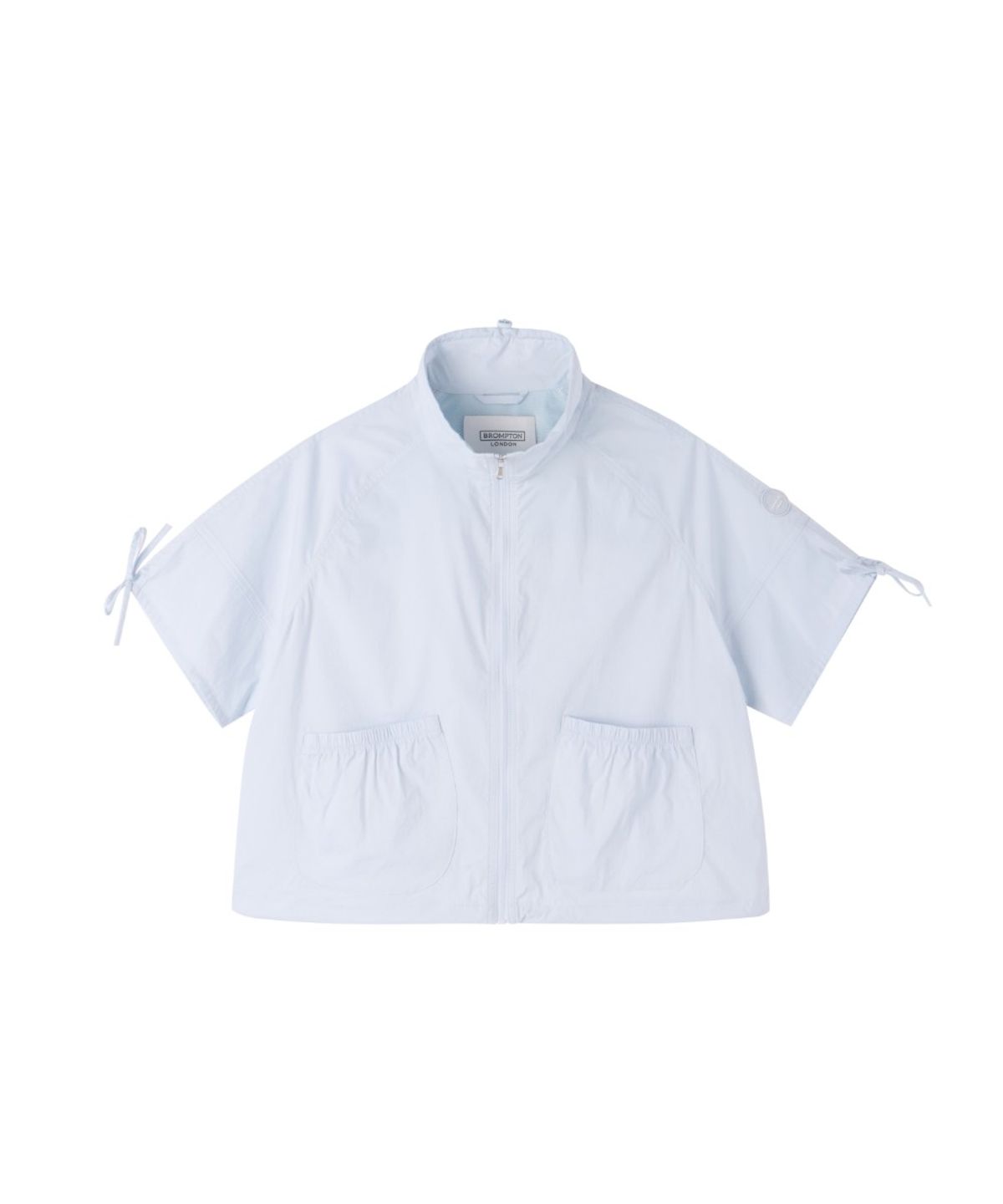 브롬톤 런던(BROMPTON LONDON) W LIGHTWEIGHT HALF SLEEVE JUMPER - L/BLUE (P262WJP185)
