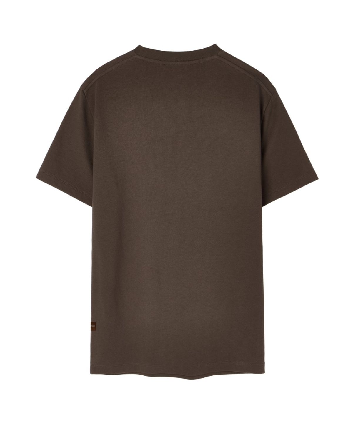 브롬톤 런던(BROMPTON LONDON) W GARDEN LETTERING HALF SLEEVE T-SHIRT - BROWN (P262WTS133)