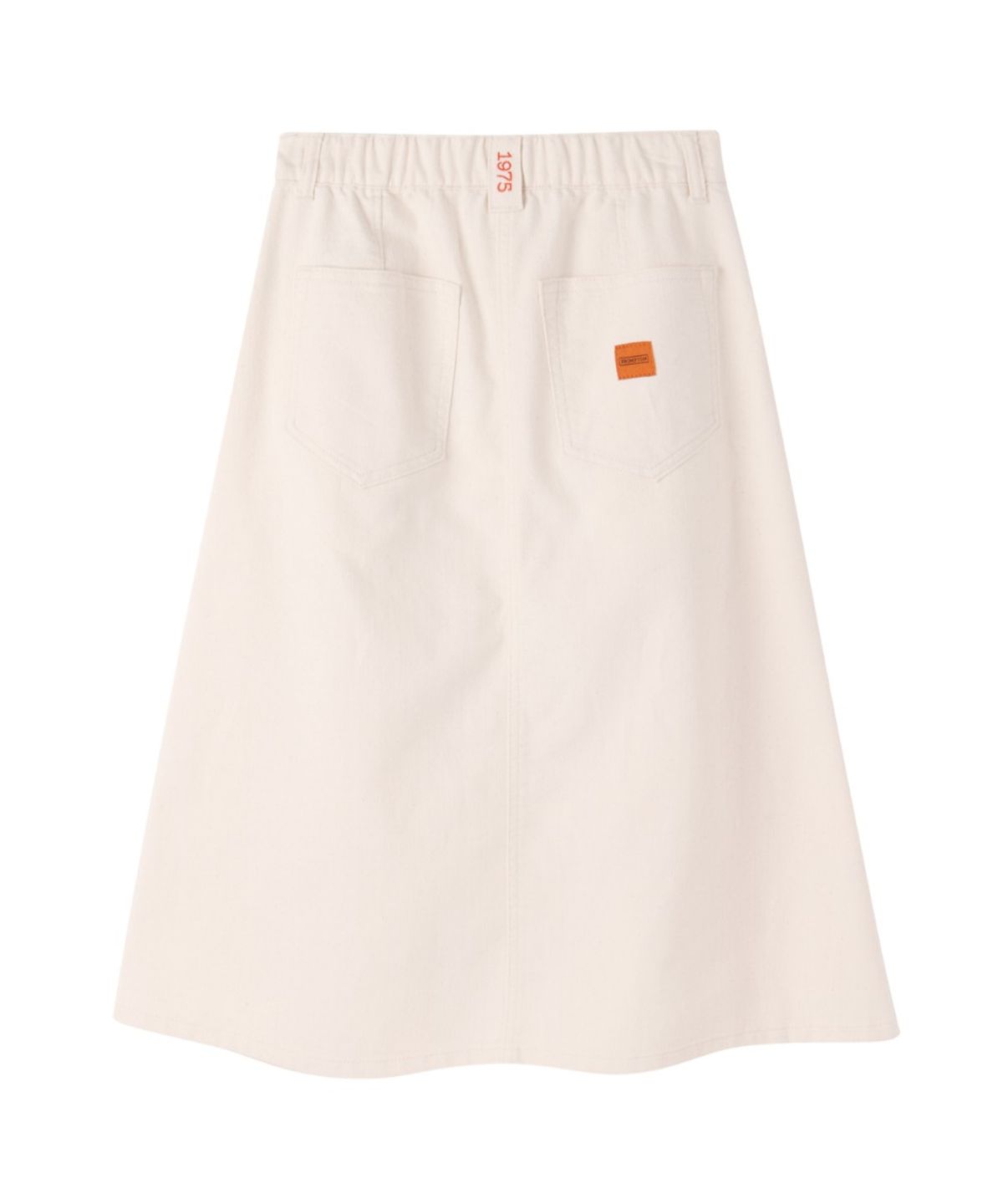브롬톤 런던(BROMPTON LONDON) W DENIM SKIRT - IVORY (P262WSK483)