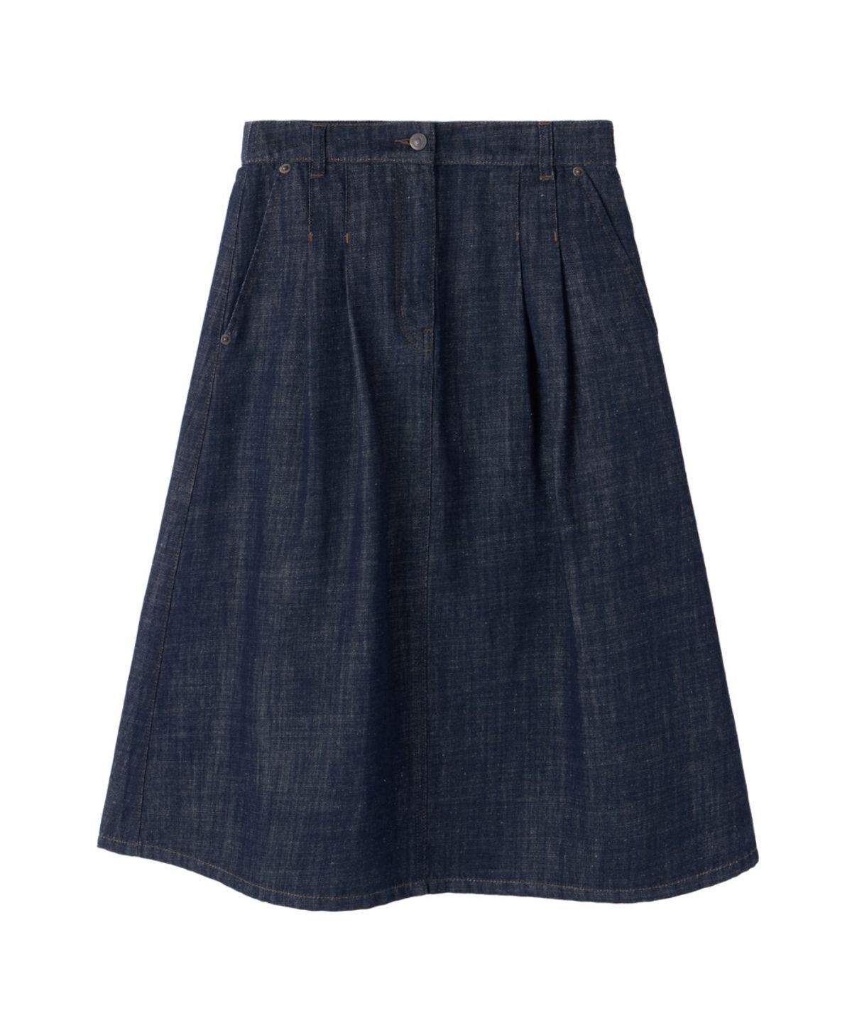 브롬톤 런던(BROMPTON LONDON) W DENIM SKIRT - INDIGO (P262WSK483)