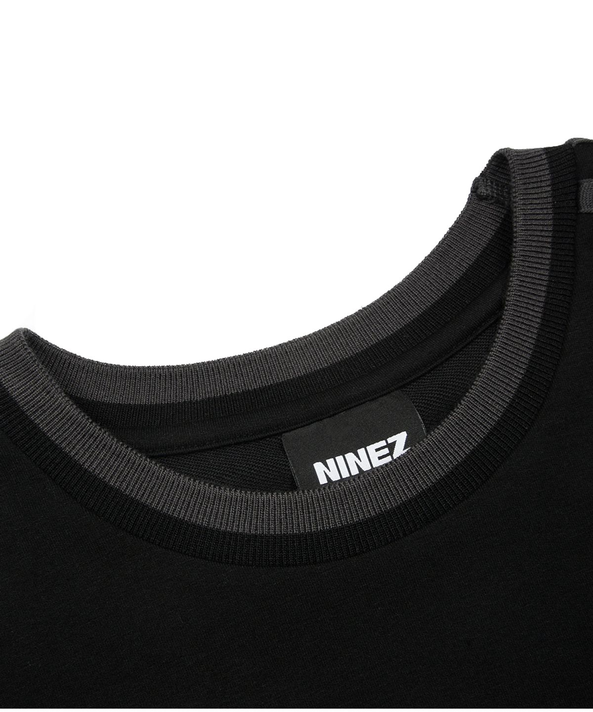나인제트(NINEZ) 투톤립 사커 헤비메쉬 머슬핏 티셔츠 (3color)