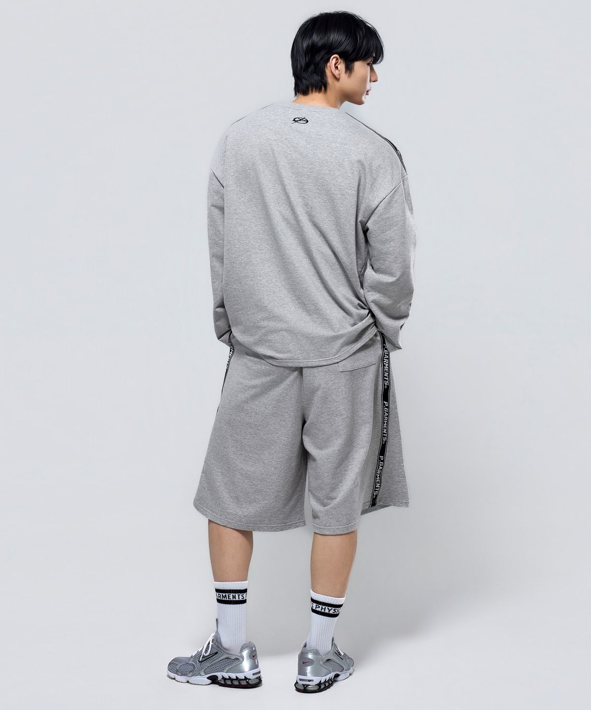 피지컬가먼츠(PHYSICAL GARMENTS) P2609 트랙 오버 버뮤다팬츠 [2COLOR]
