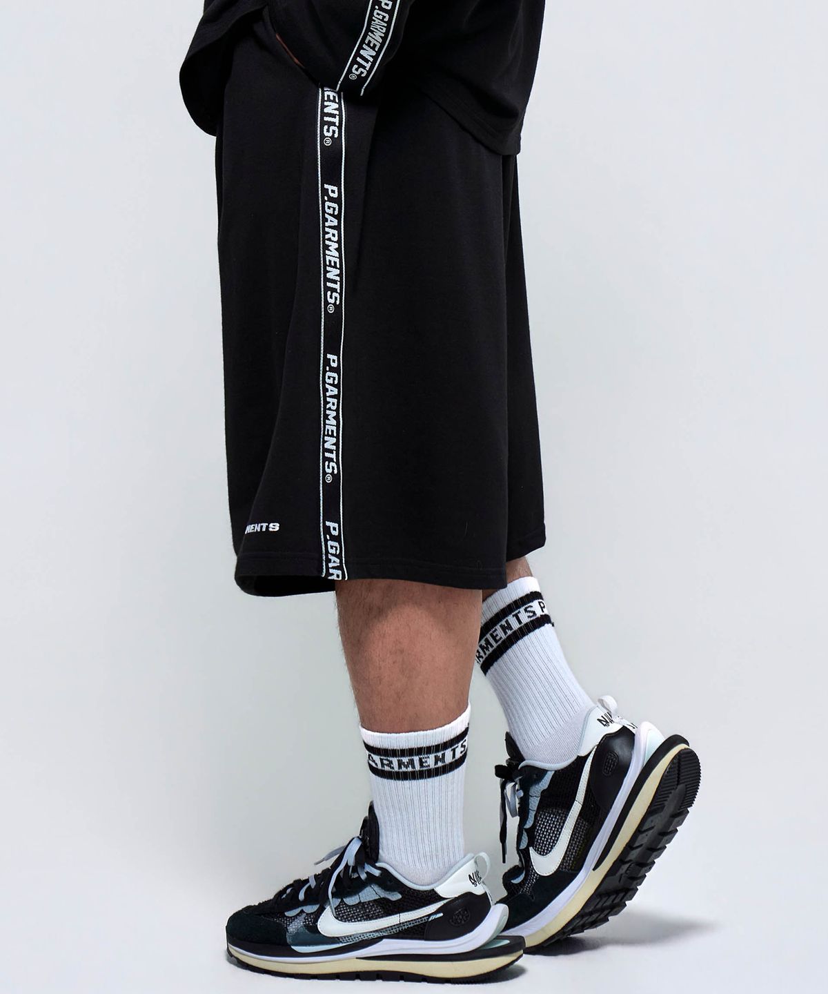 피지컬가먼츠(PHYSICAL GARMENTS) P2609 트랙 오버 버뮤다팬츠 [2COLOR]