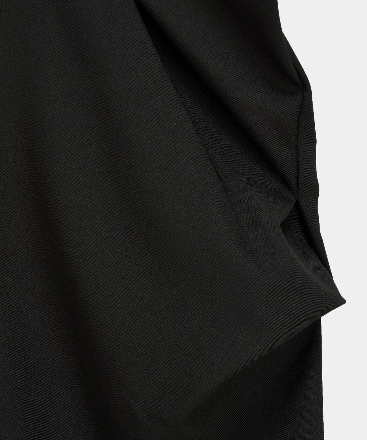 에트오소메(ETRE AU SOMMET) Side Double Lace-Up Bootcut Slacks (Black)