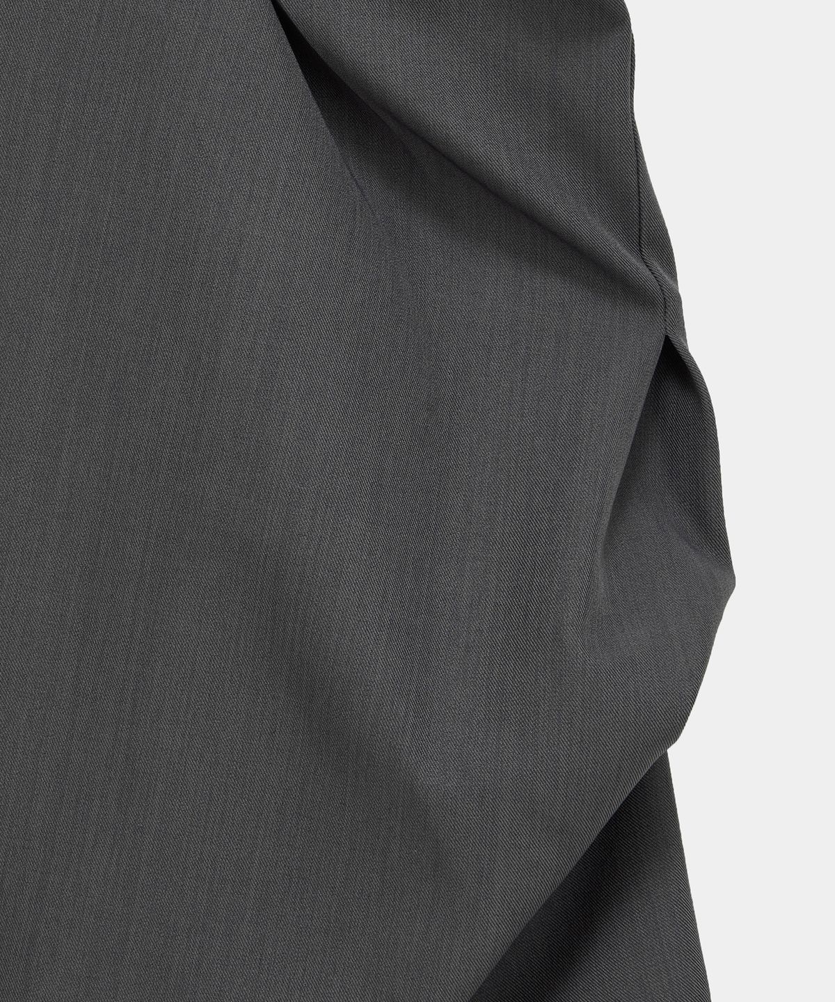 에트오소메(ETRE AU SOMMET) Side Double Lace-Up Bootcut Slacks (Gray)