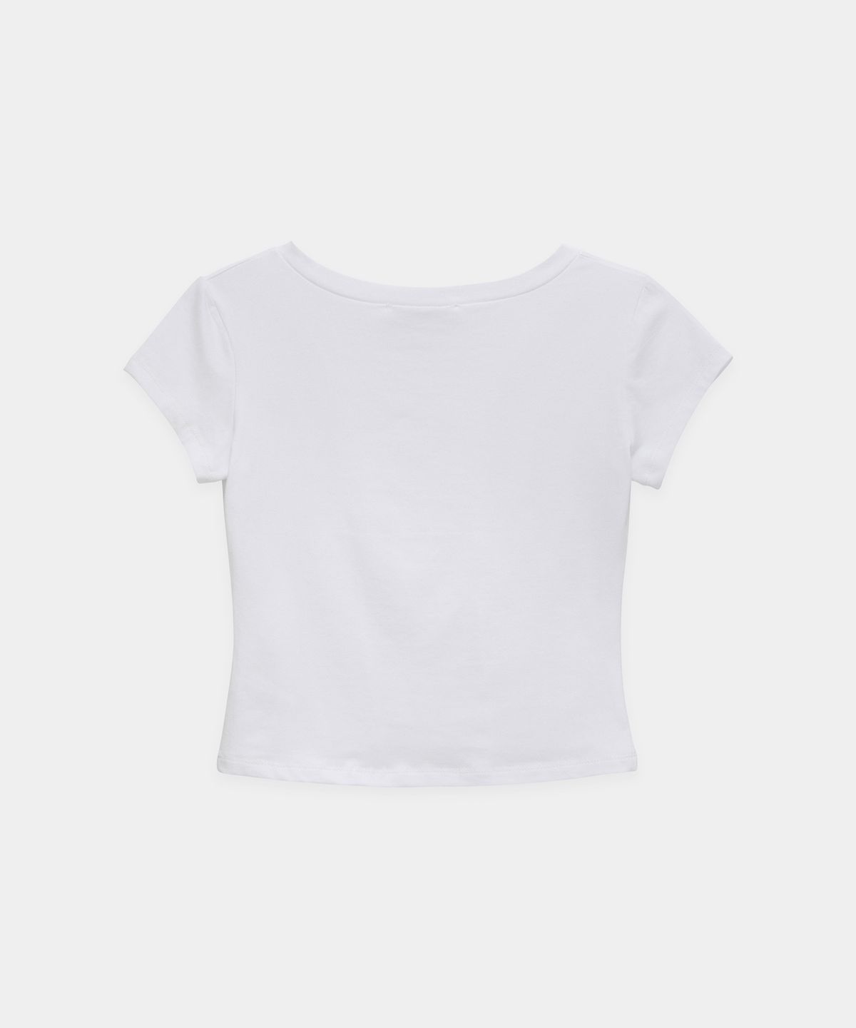 에트오소메(ETRE AU SOMMET) Dart Line V-Neck Slim Top (White)