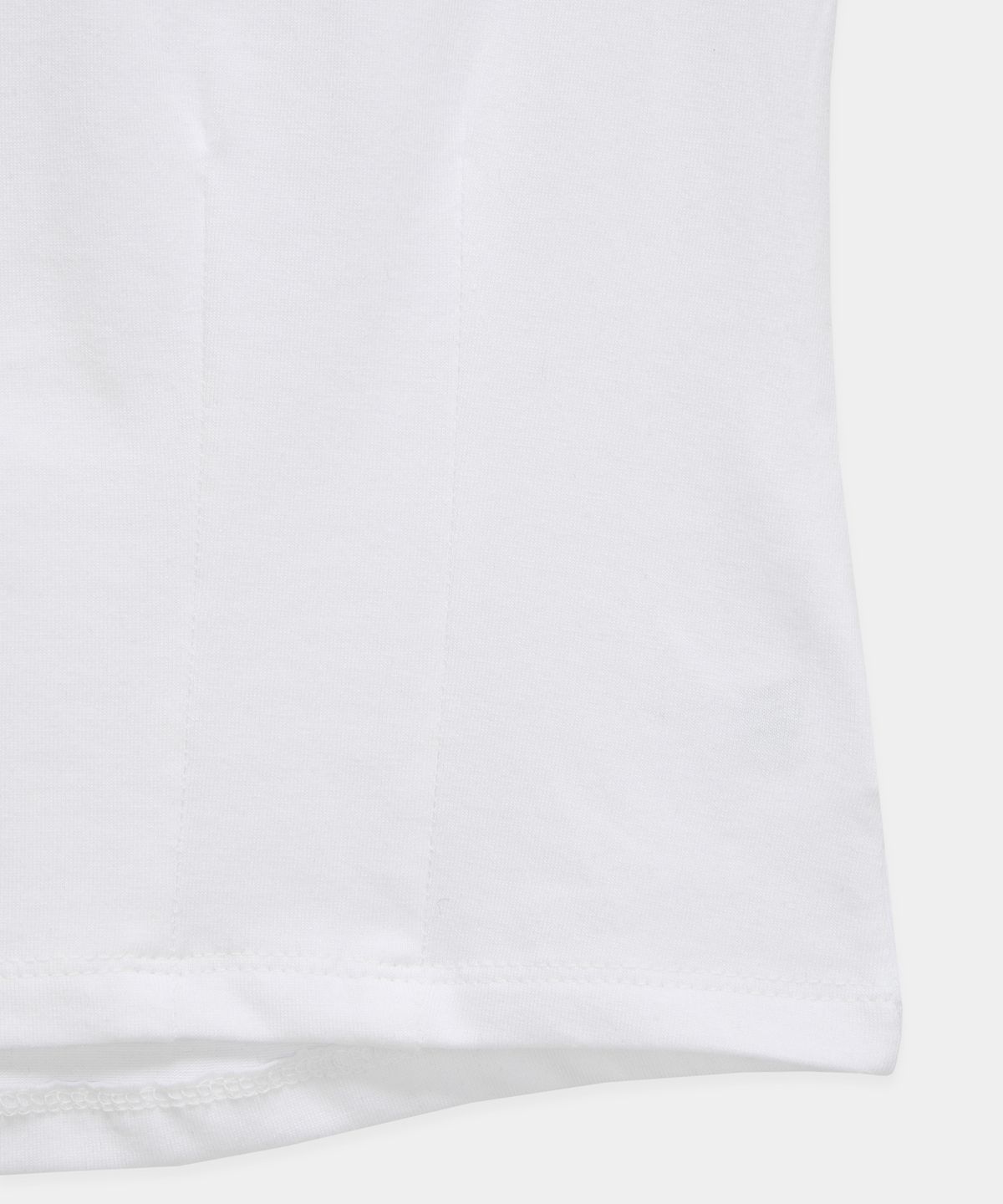 에트오소메(ETRE AU SOMMET) Dart Line V-Neck Slim Top (White)