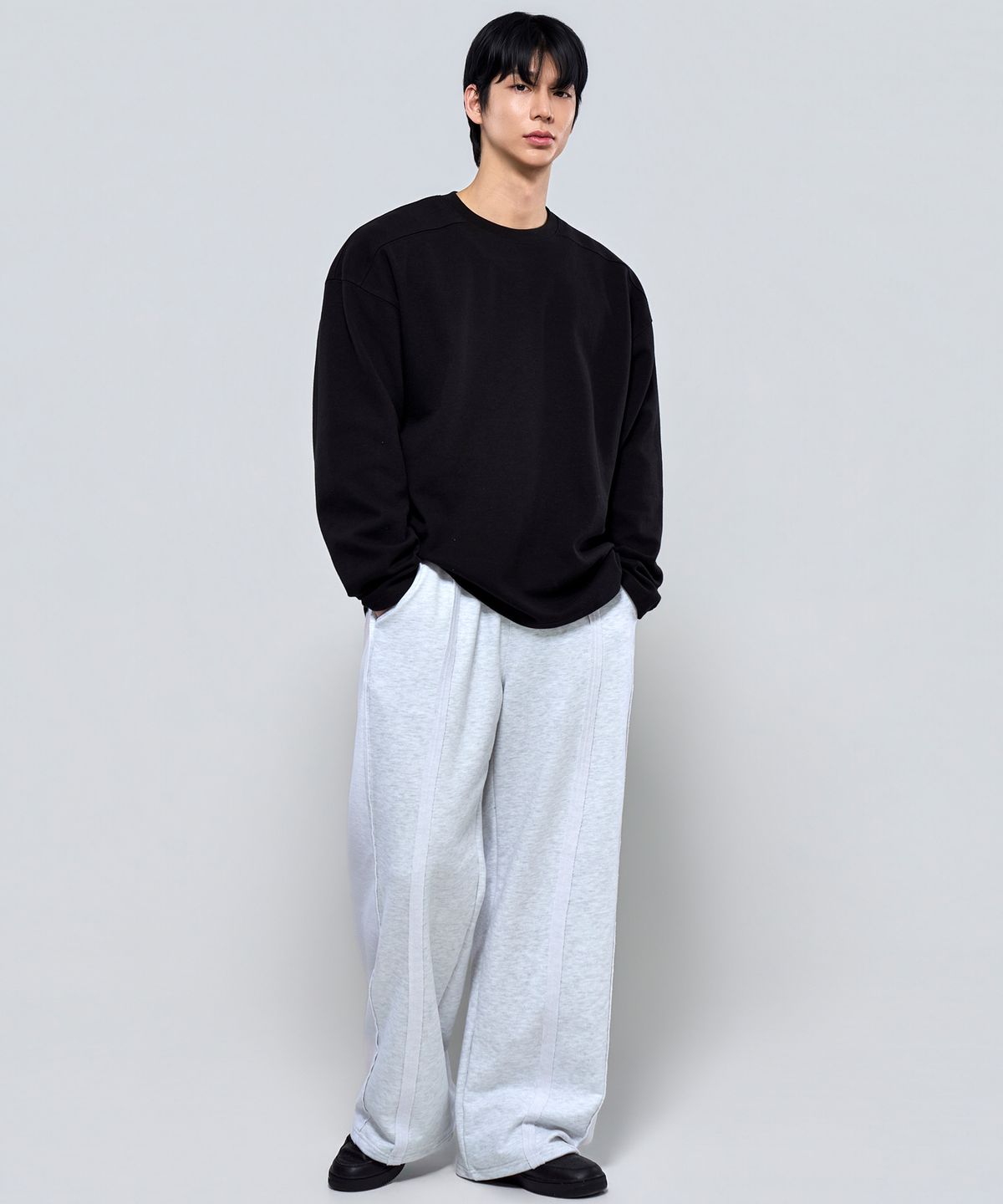 피지컬가먼츠(PHYSICAL GARMENTS) P2617 더블 트랙 와이드팬츠 [3COLOR]