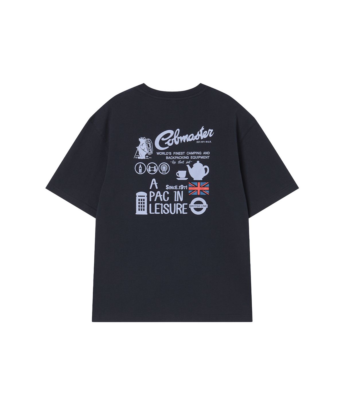 코브마스터(COBMASTER) BRITISH LOGO T-SHIRT [NAVY]