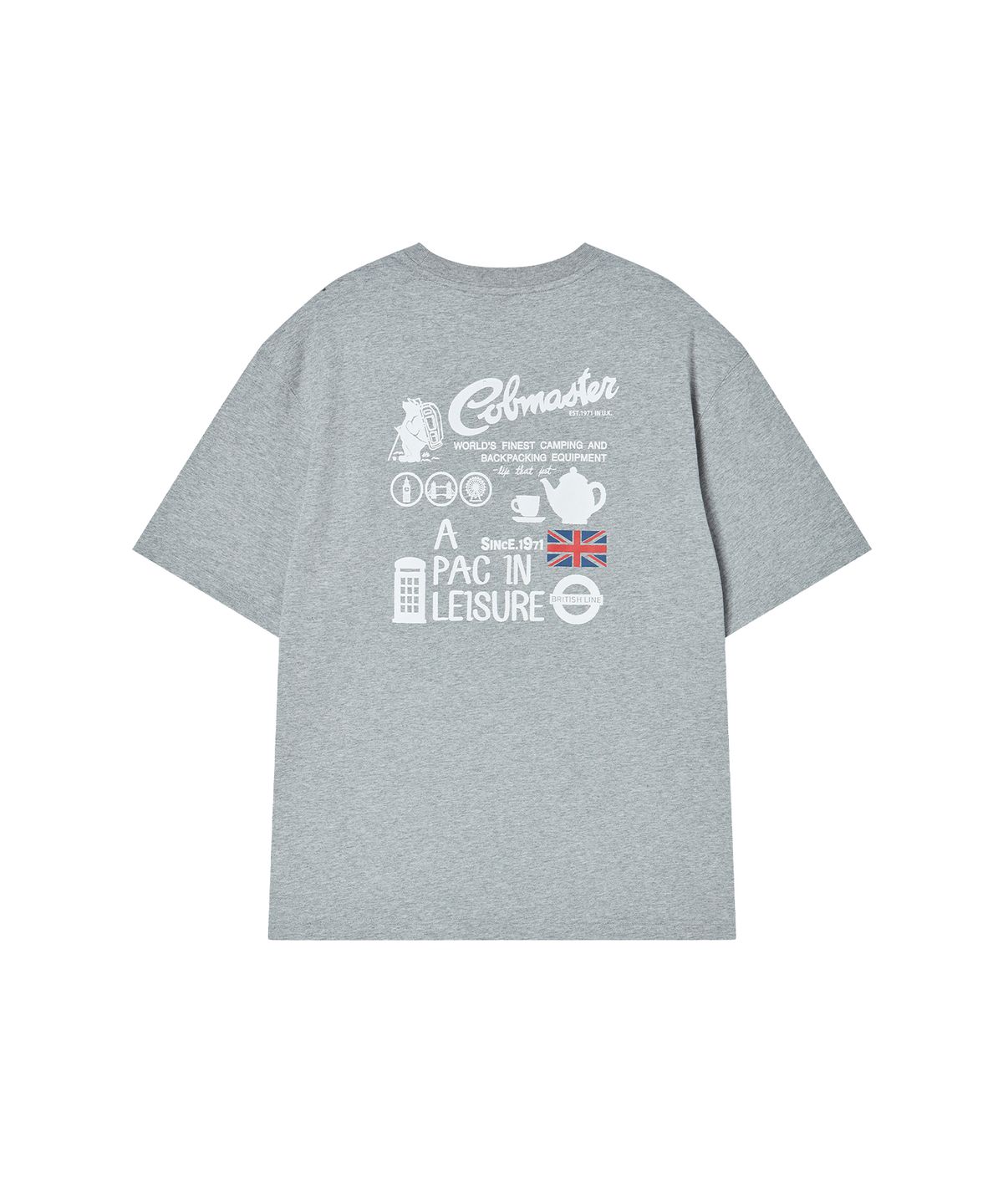 코브마스터(COBMASTER) BRITISH LOGO T-SHIRT [MELANGE]