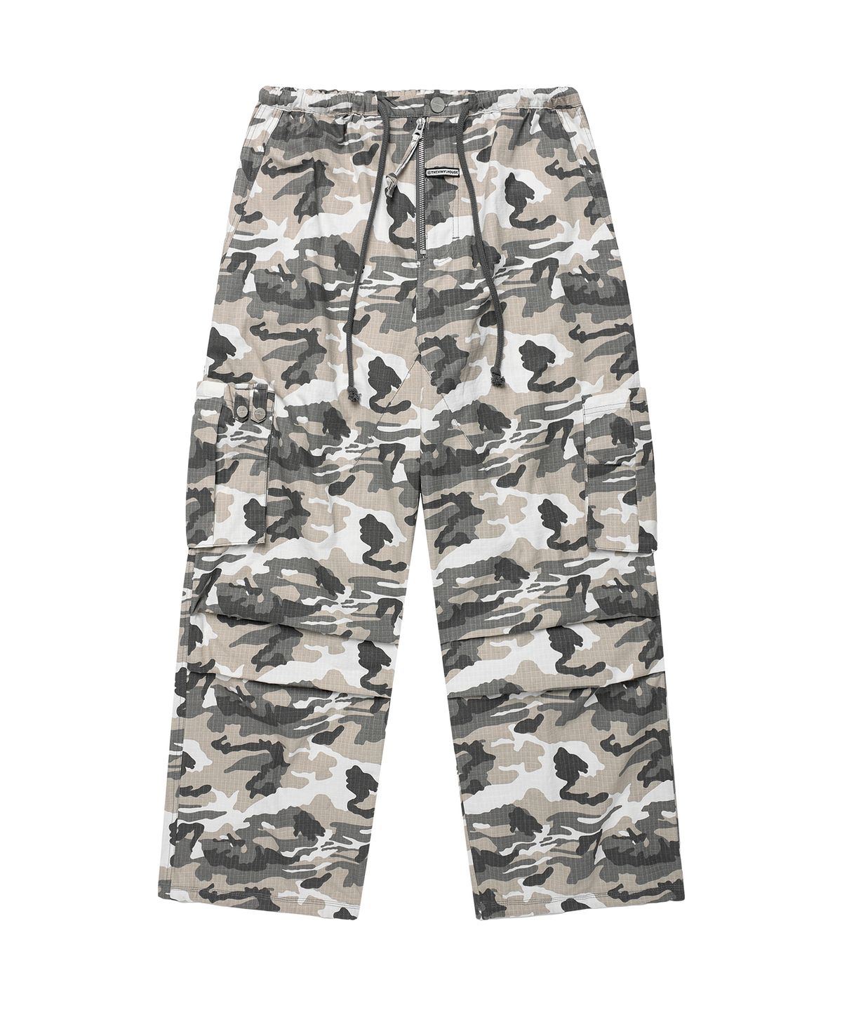 더바이닐하우스(THEVINYLHOUSE) RIBSTOP OVER CARGO PANTS (W) CAMO