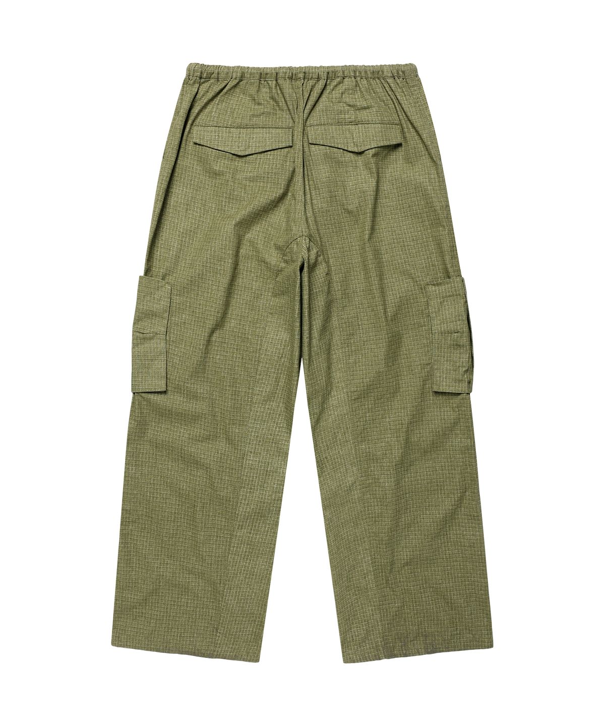 더바이닐하우스(THEVINYLHOUSE) RIBSTOP OVER CARGO PANTS (W) OLIVE