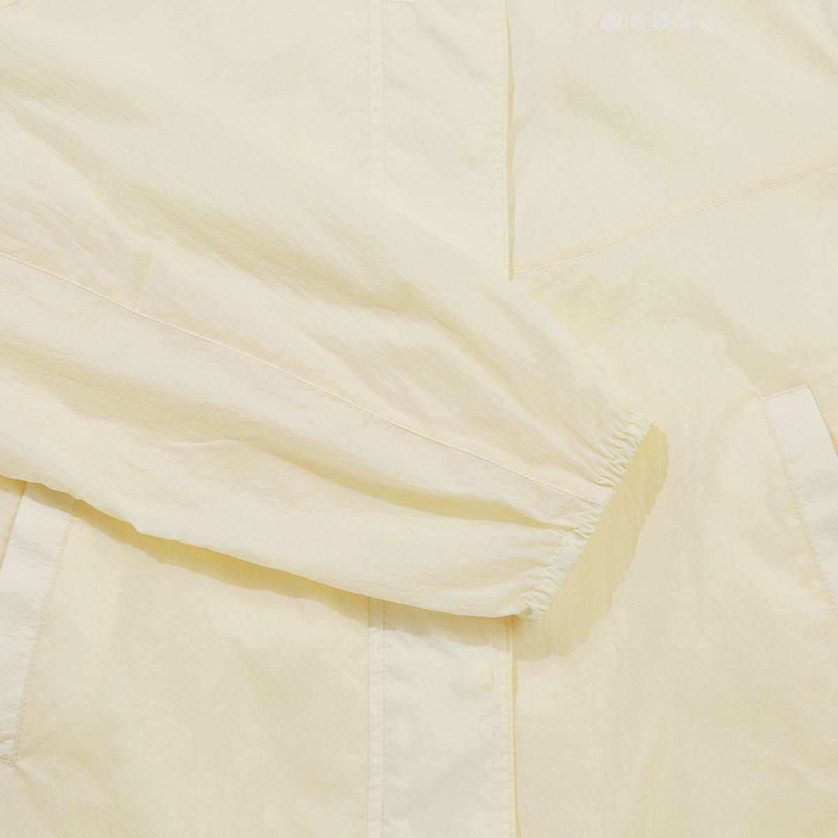 디아도라(diadora) 컬러 블록 시어 경량 블루종 점퍼 우먼 YELLOW