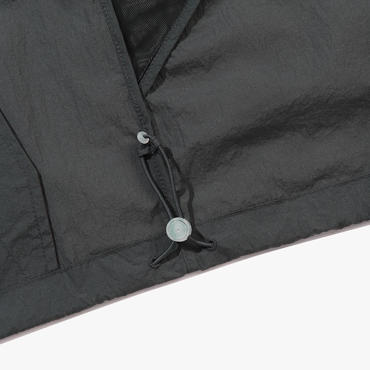 디아도라(diadora) 컬러 블록 시어 경량 블루종 점퍼 우먼 DARK GREY