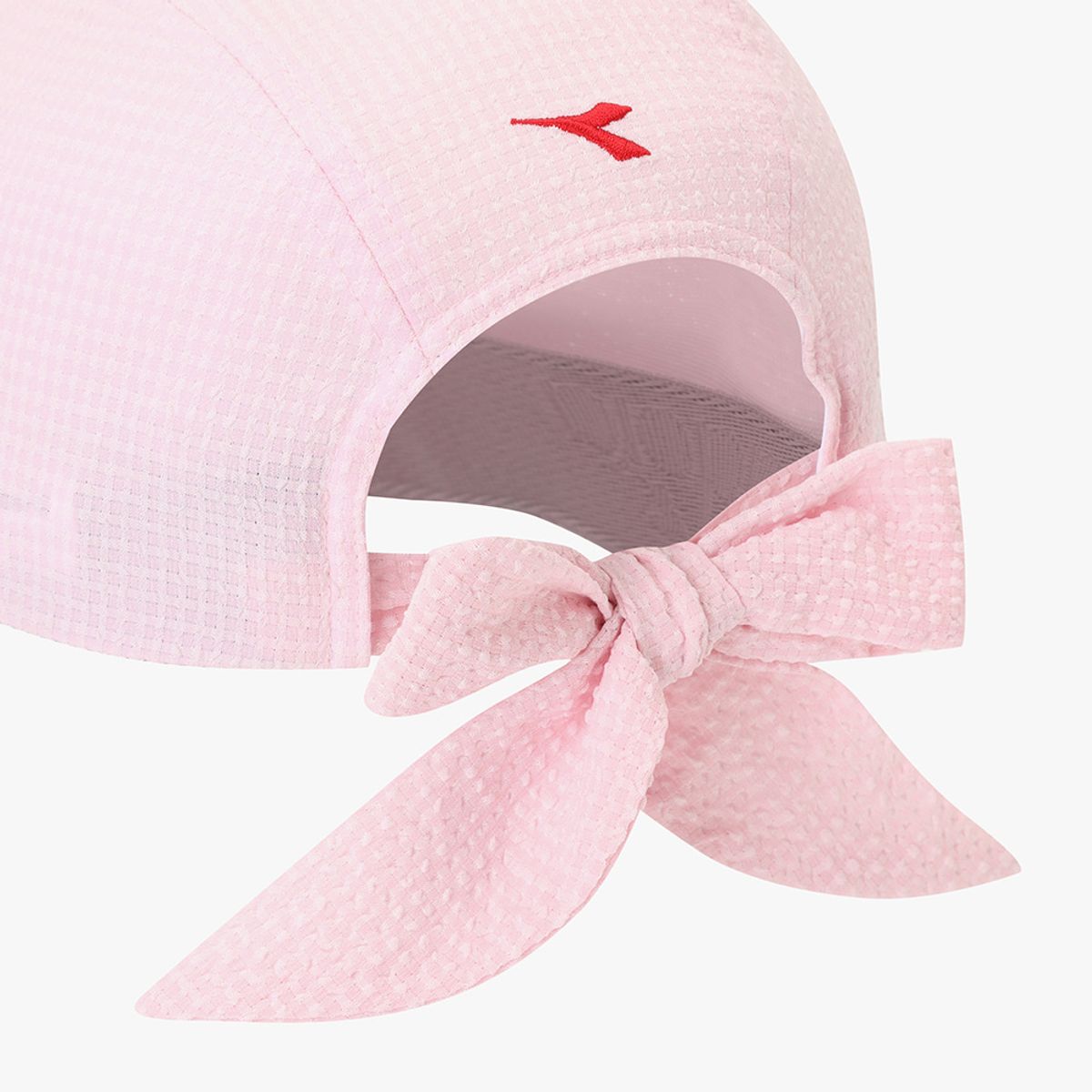 디아도라(diadora) 시어서커 테니스 볼캡 PINK