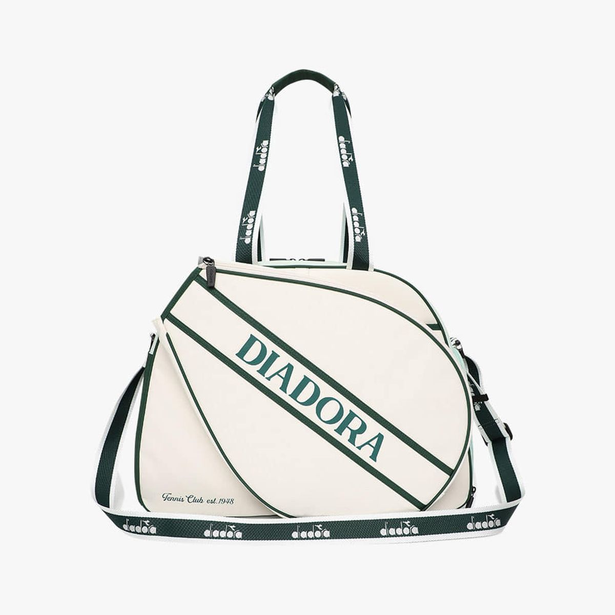 디아도라(diadora) 포르테 나일론 보스턴백 IVORY