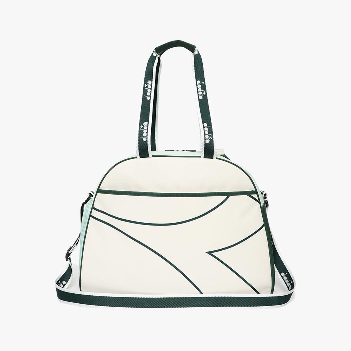 디아도라(diadora) 포르테 나일론 보스턴백 IVORY