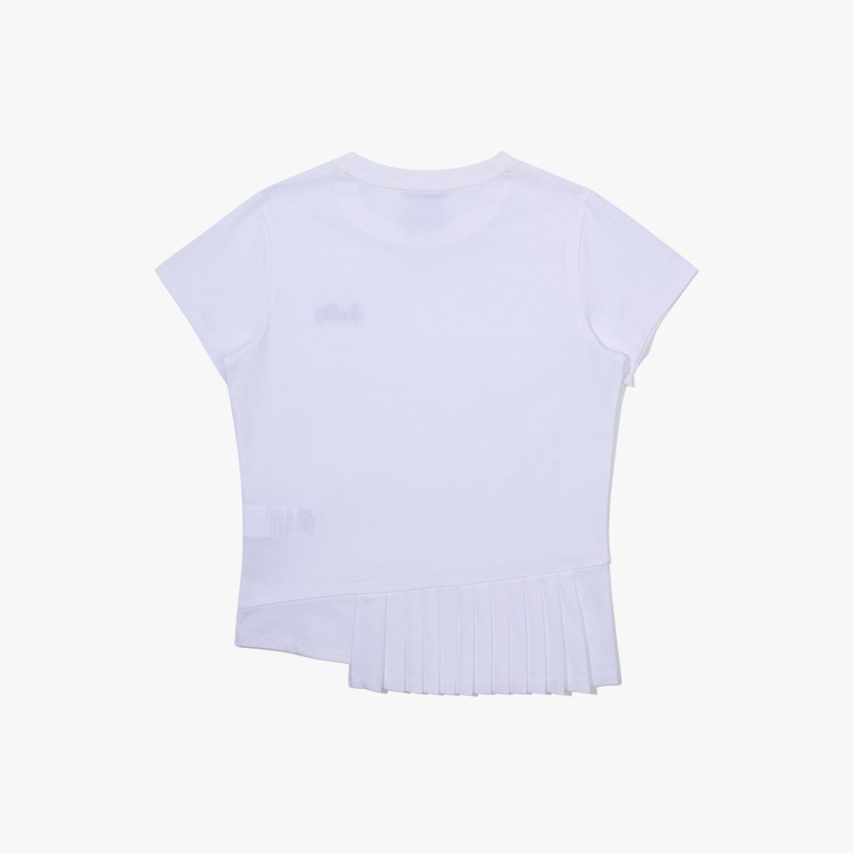 디아도라(diadora) 에르미나 플리츠 반팔 티셔츠 우먼 OFF WHITE