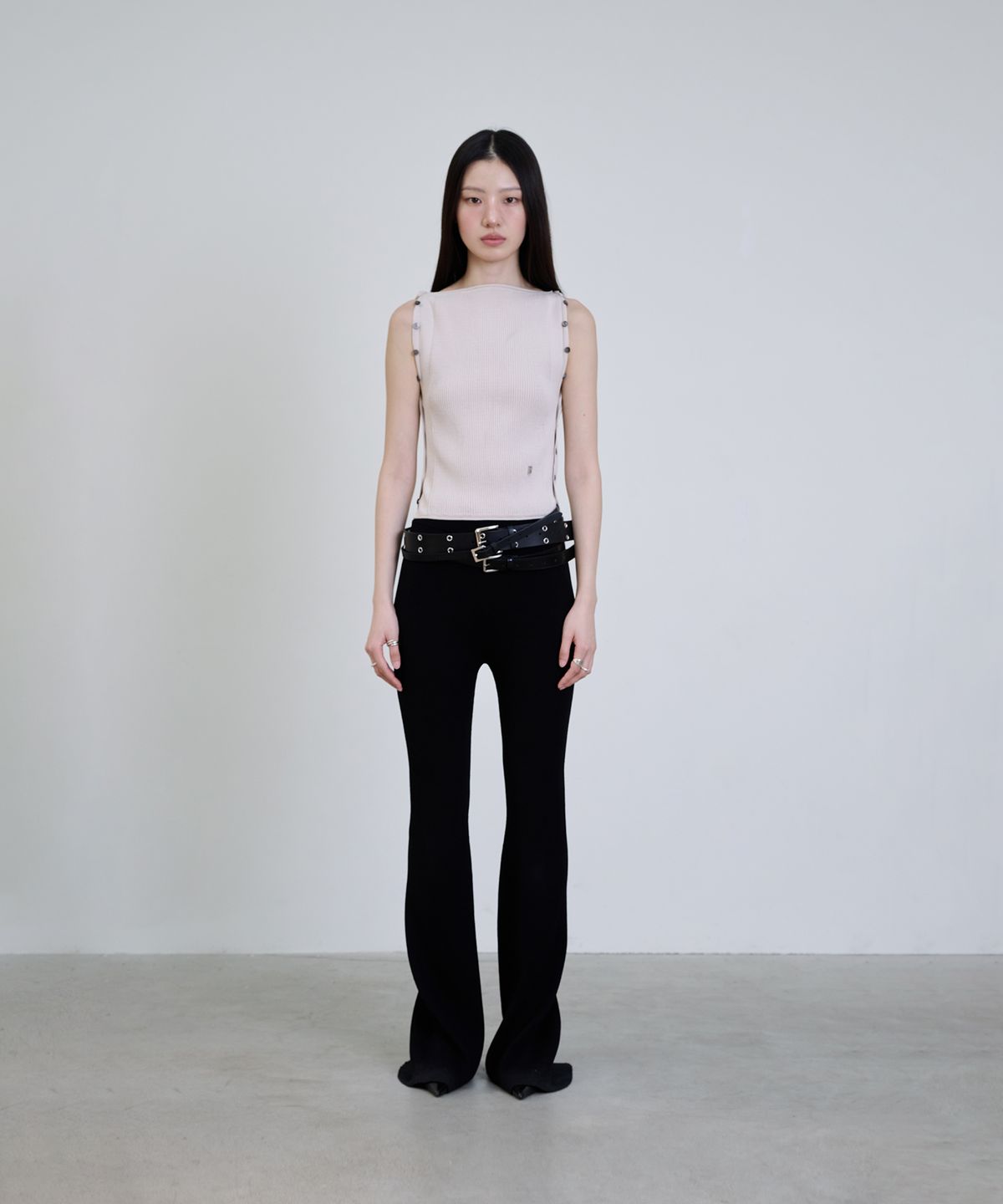 더애틋(THE AÉTUT) Paper Cotton Layered Button Top_Beige