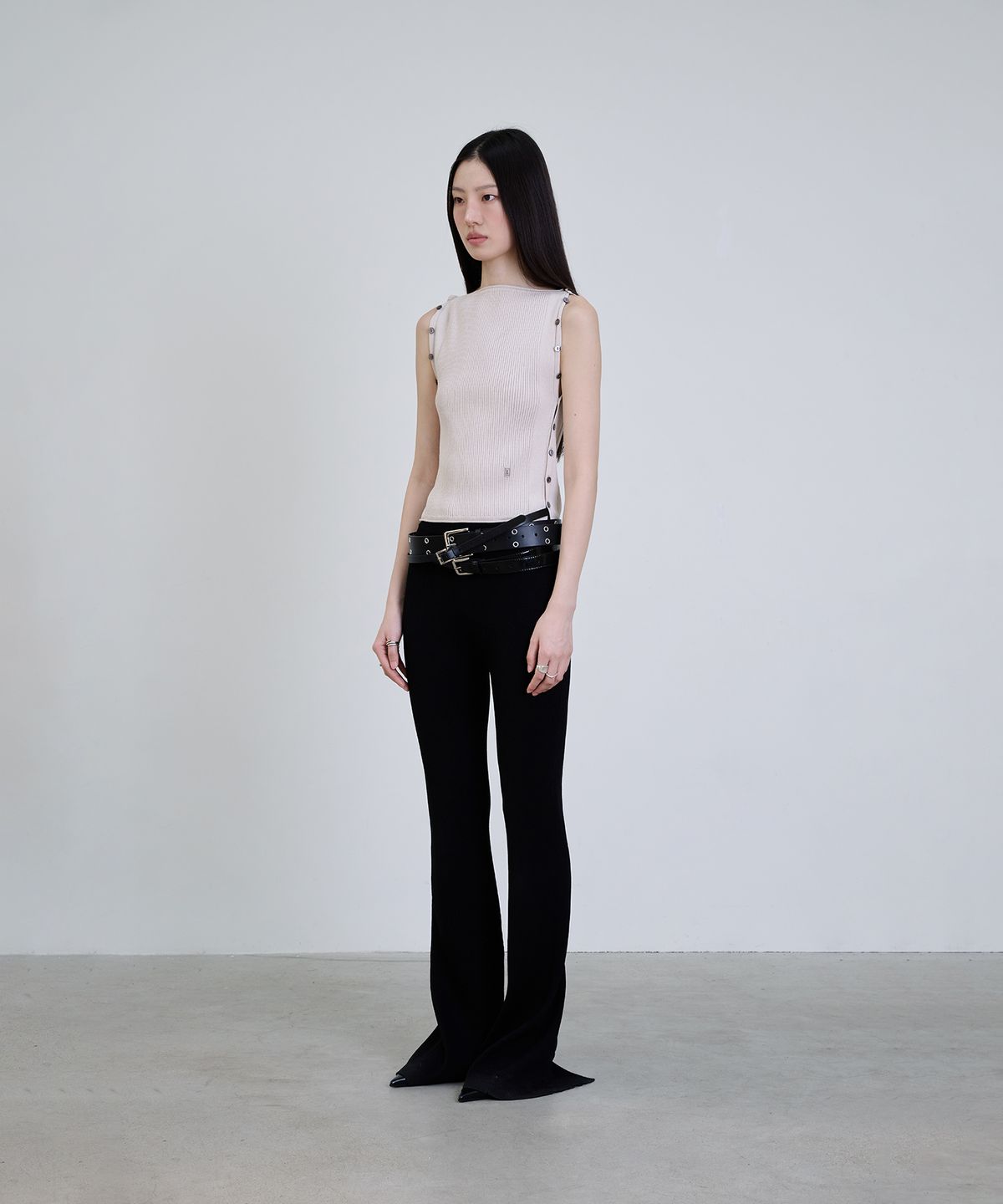 더애틋(THE AÉTUT) Paper Cotton Layered Button Top_Beige