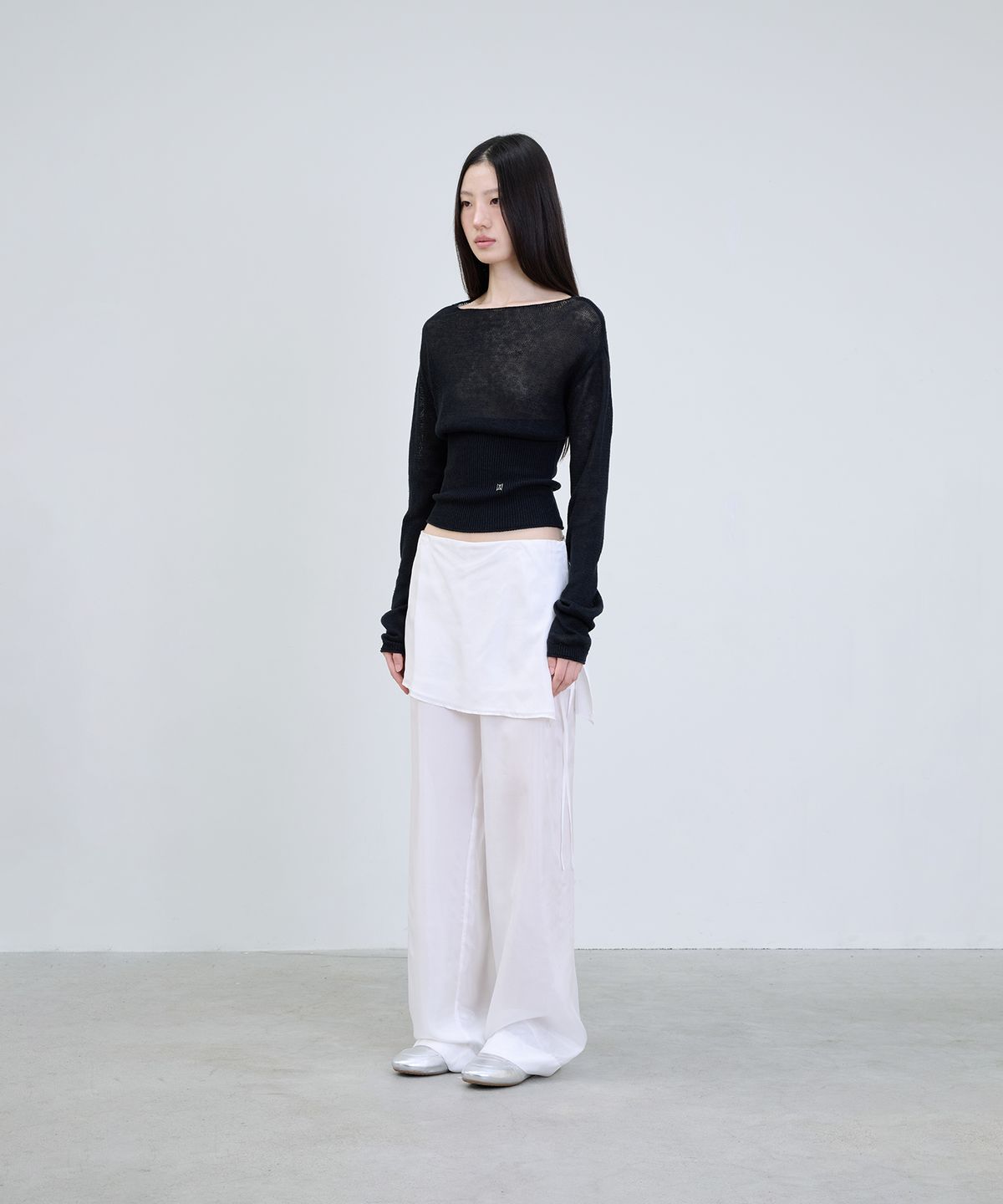 더애틋(THE AÉTUT) Hemp Linen Boatneck Pullover_Black