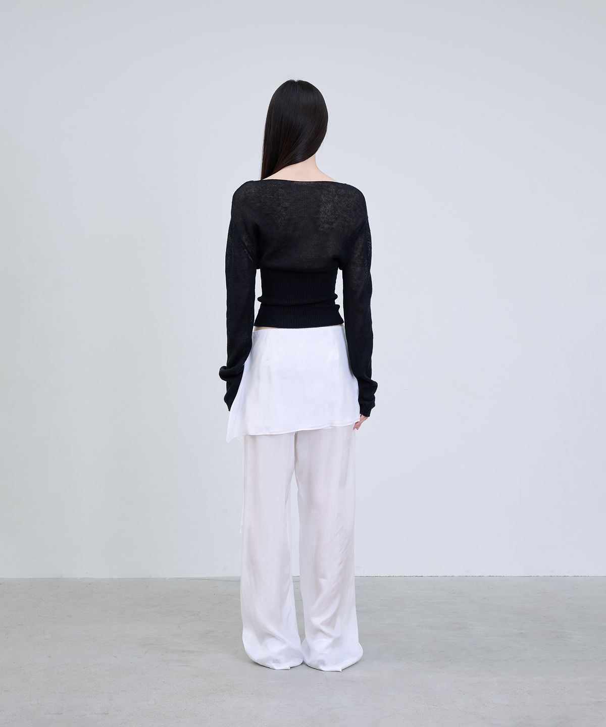 더애틋(THE AÉTUT) Hemp Linen Boatneck Pullover_Black