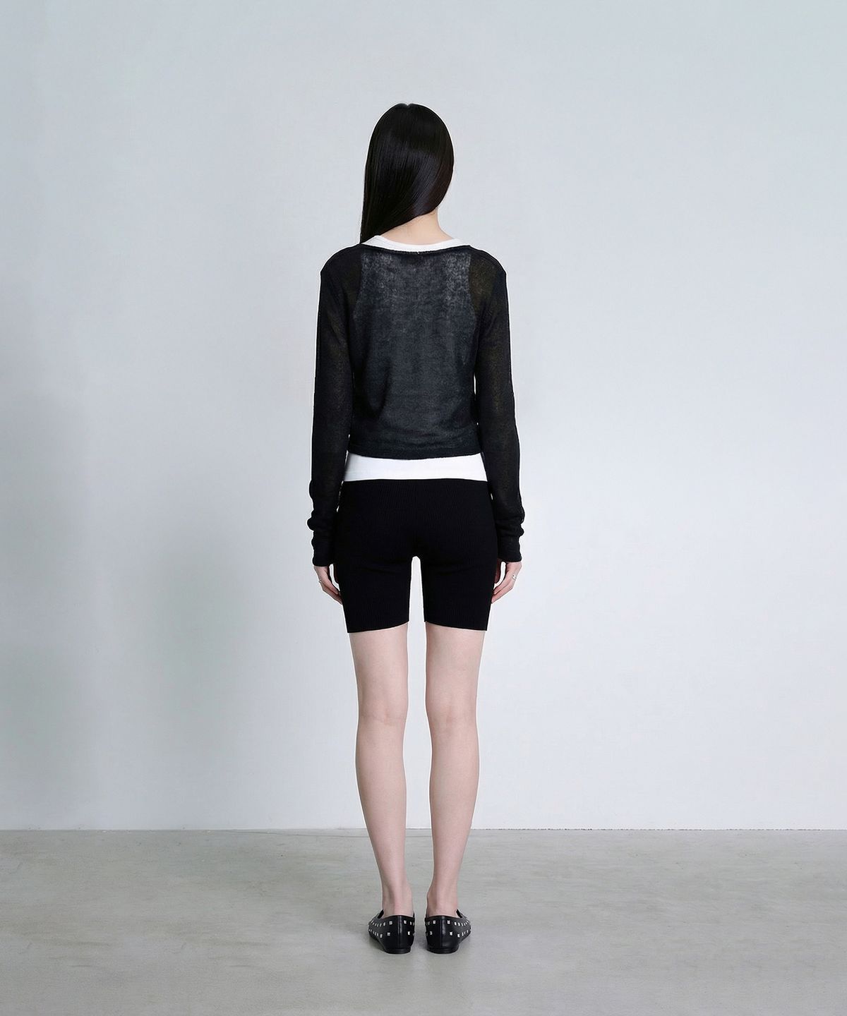 더애틋(THE AÉTUT) Alpaca Wool Bolero Cardigan_Black