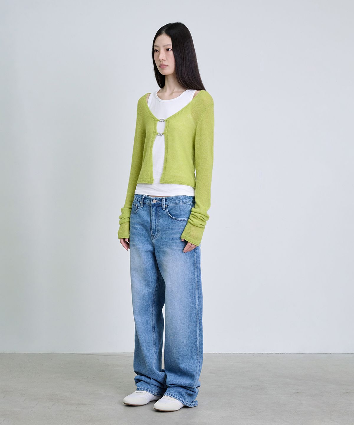 더애틋(THE AÉTUT) Alpaca Wool Bolero Cardigan_Olive
