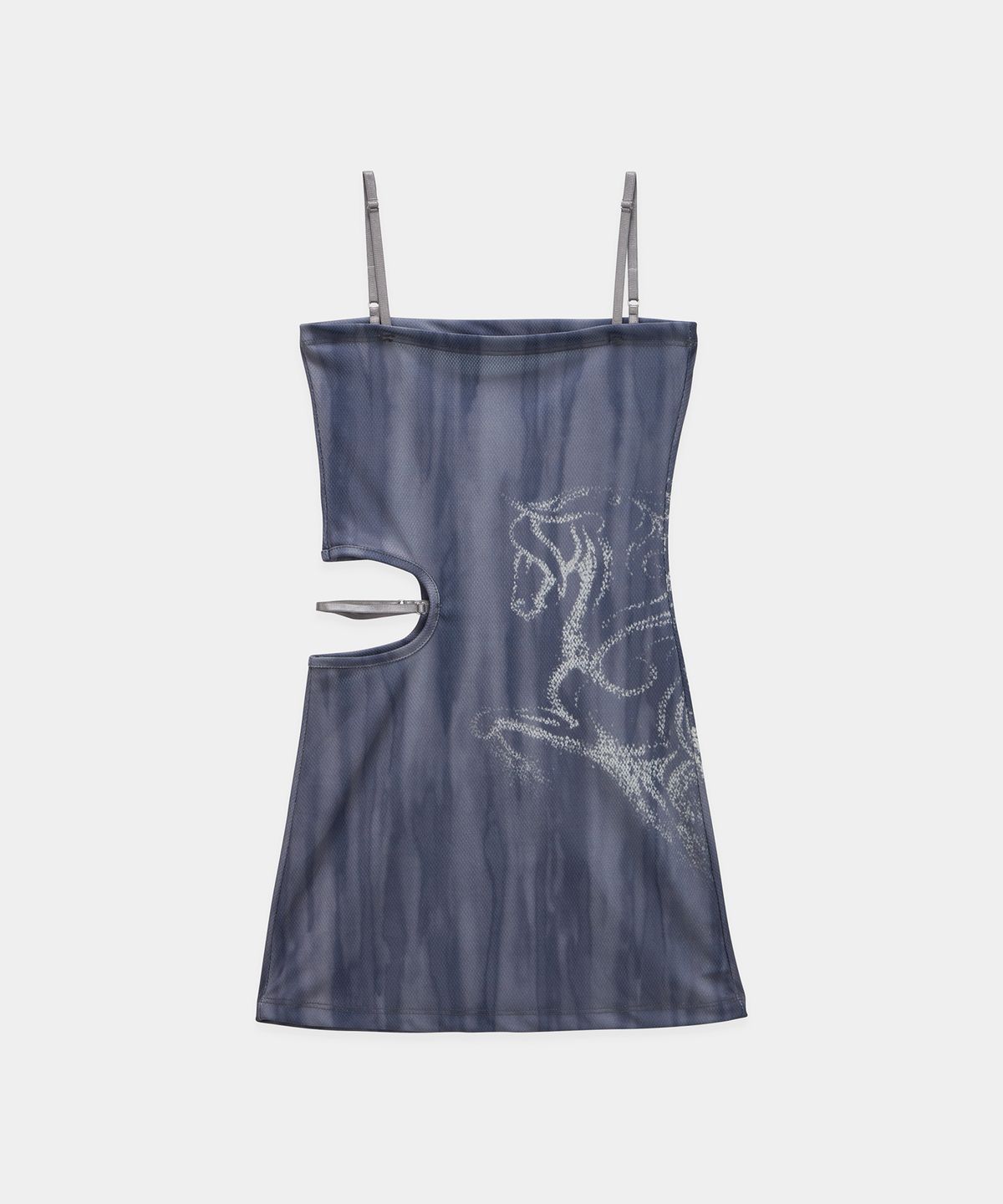 에트오소메(ETRE AU SOMMET) Side Cut-Out Mini One-Piece (Charcoal)
