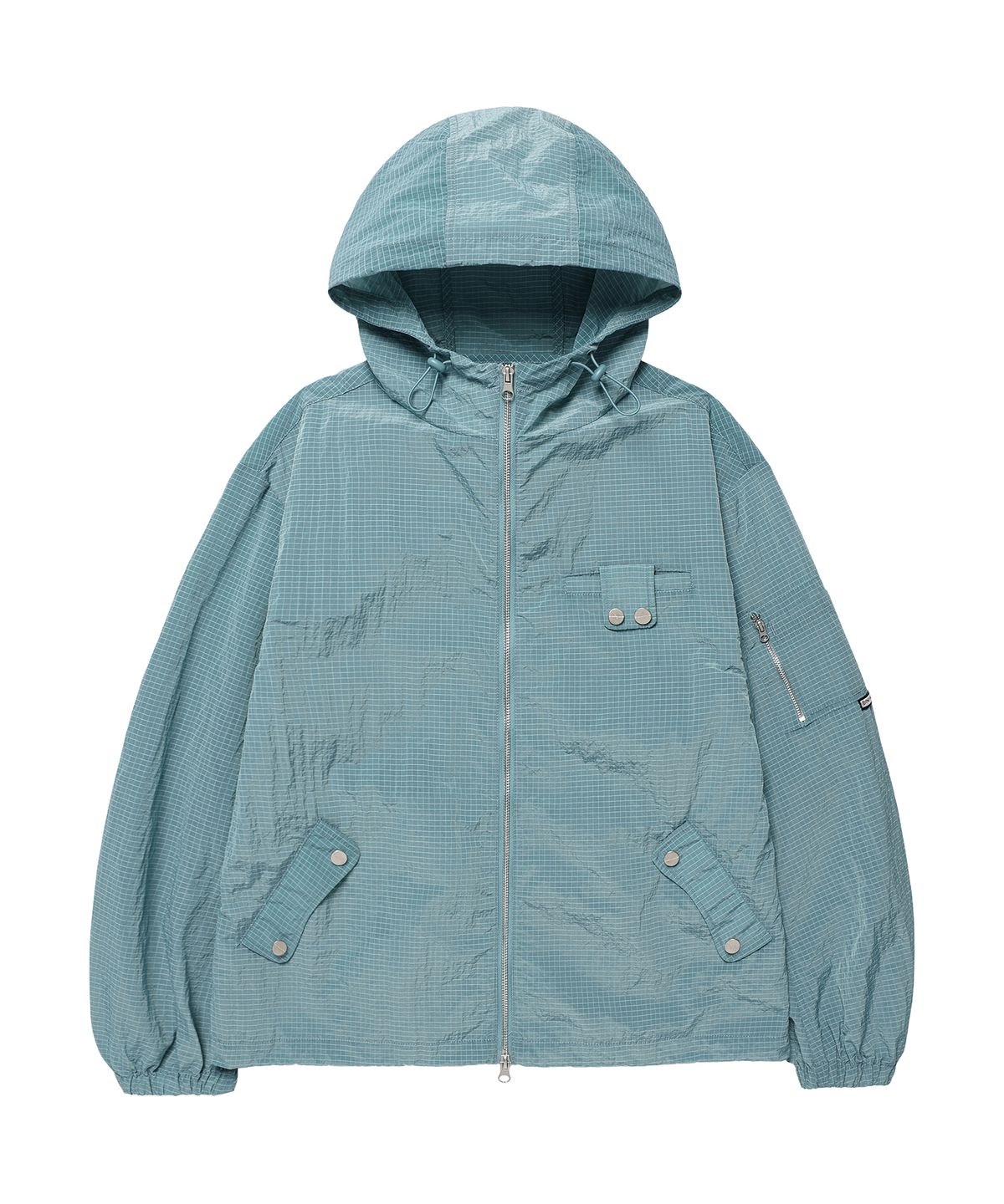 더바이닐하우스(THEVINYLHOUSE) RIBSTOP SHEER WINDBREAKER BLUE