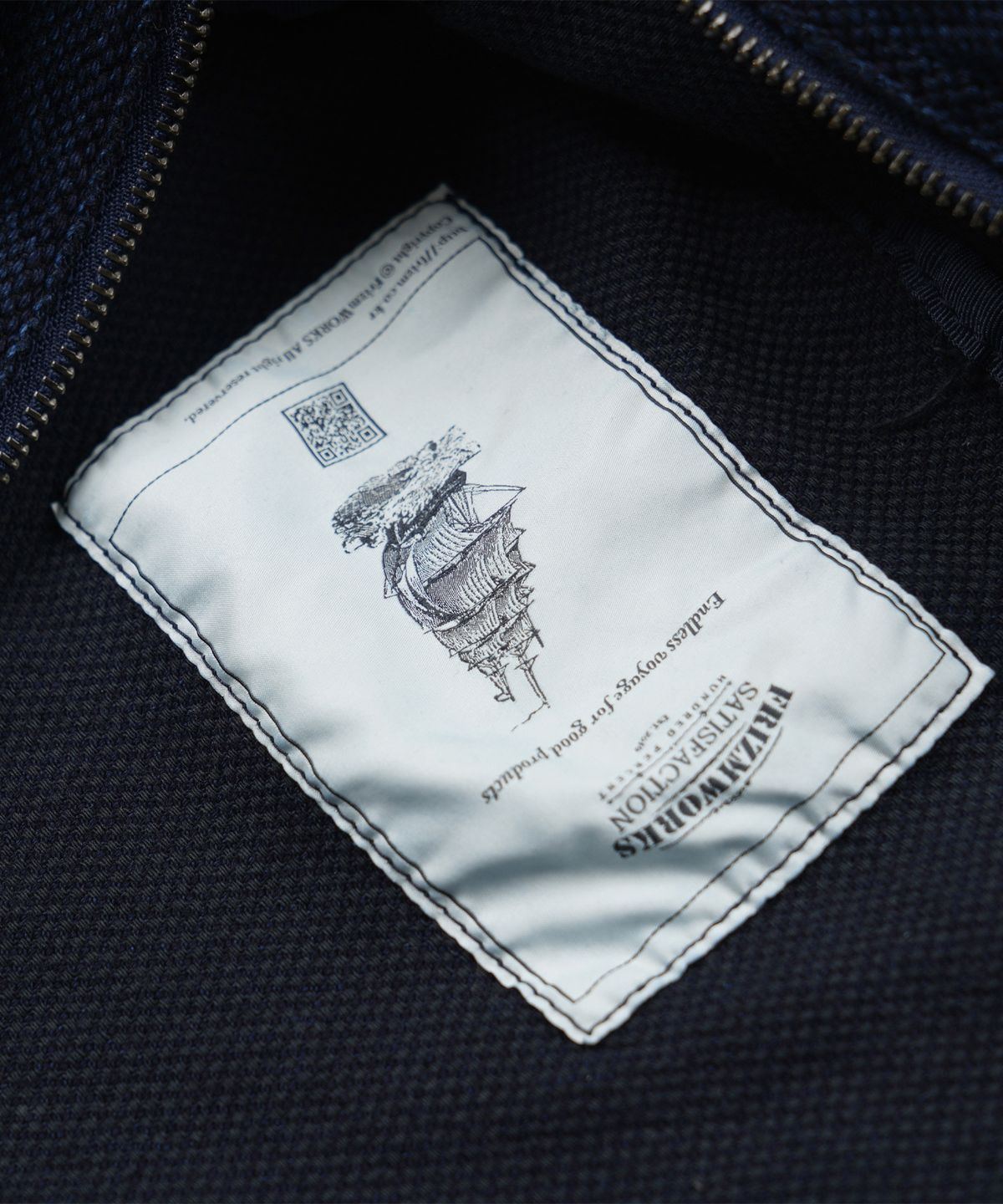 프리즘웍스(FRIZMWORKS) HEAVY CANVAS SHOULDER BAG _ SASHIKO DENIM