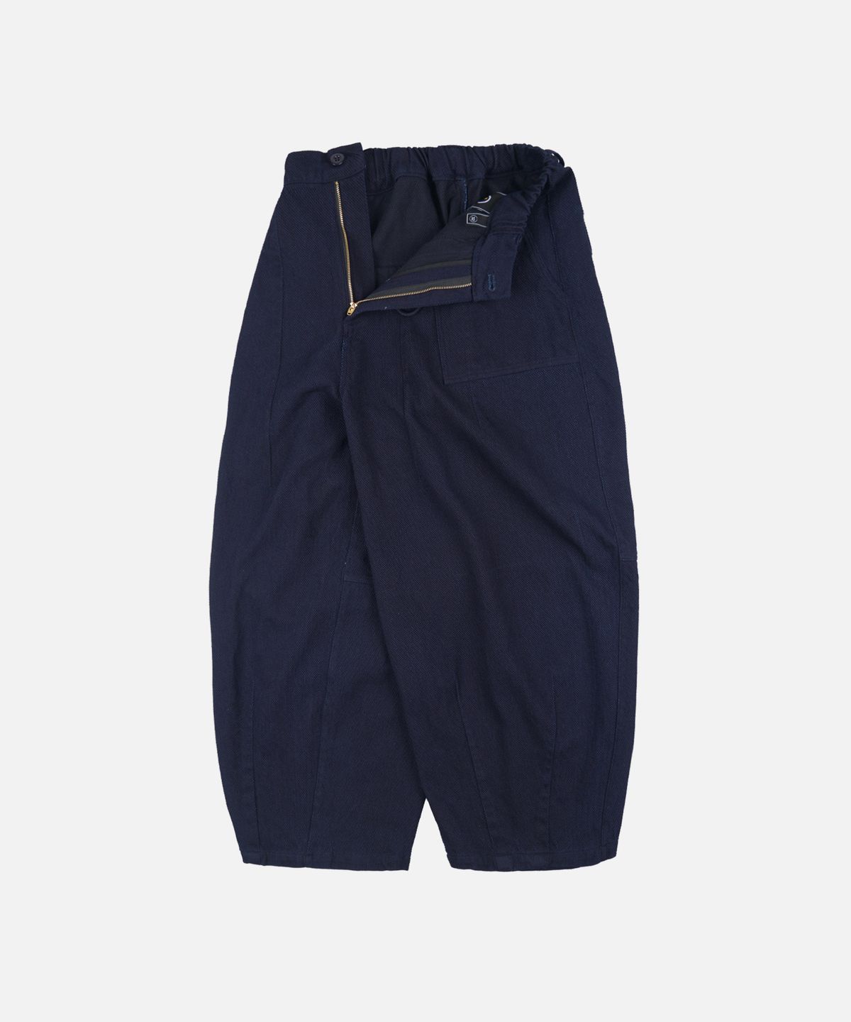 프리즘웍스(FRIZMWORKS) SASHIKO DENIM BALLOON PANTS _ INDIGO