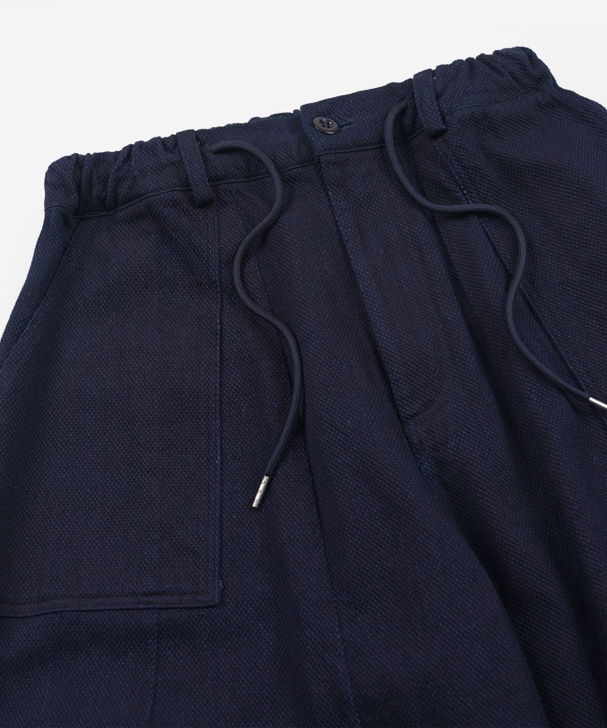 프리즘웍스(FRIZMWORKS) SASHIKO DENIM BALLOON PANTS _ INDIGO