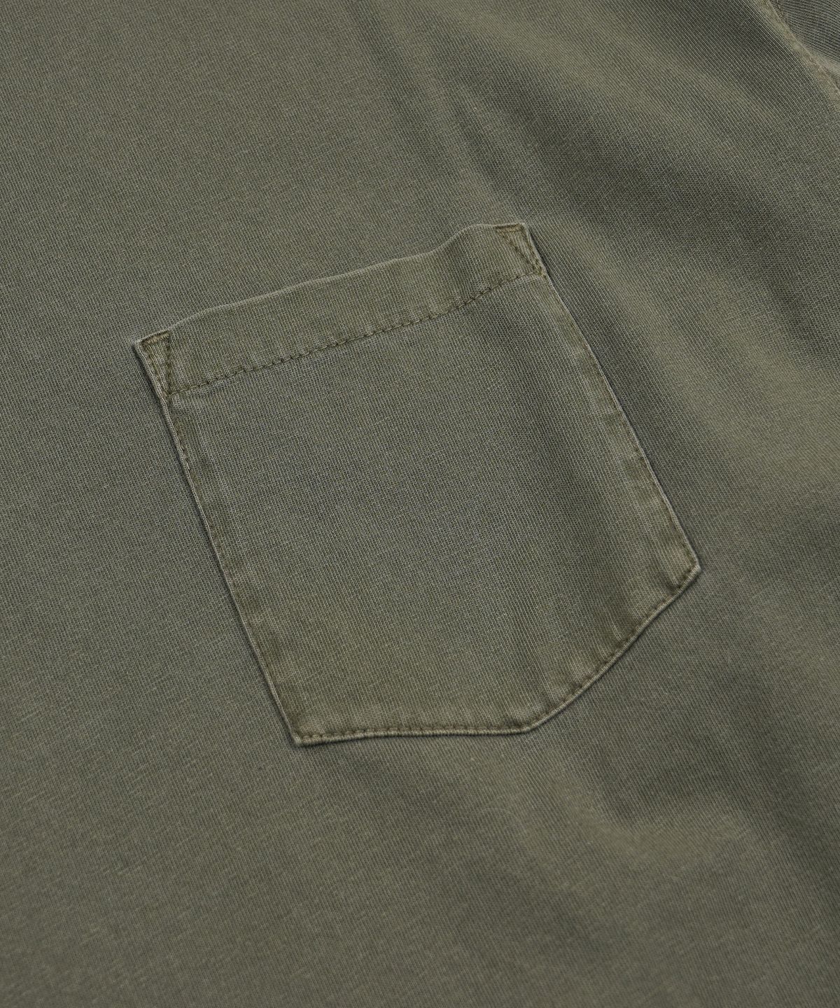 프리즘웍스(FRIZMWORKS) PIGMENT POCKET LONG SLEEVE TEE _ OLIVE