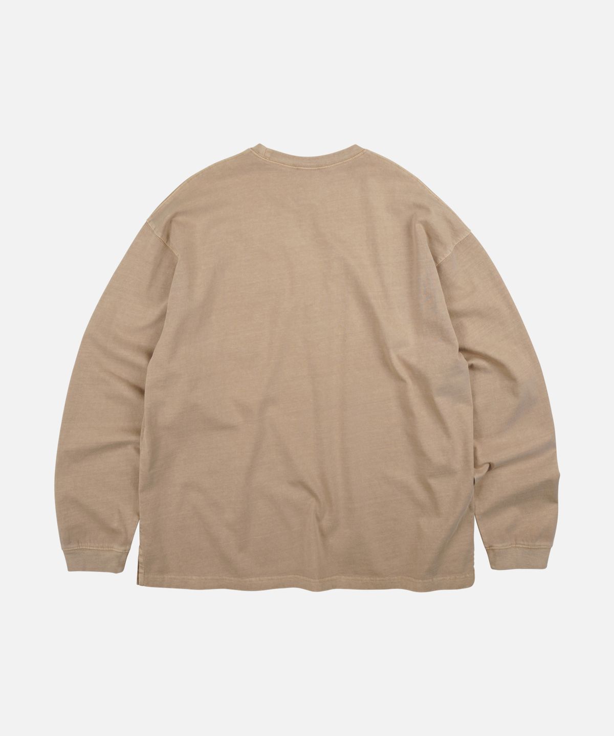 프리즘웍스(FRIZMWORKS) PIGMENT POCKET LONG SLEEVE TEE _ BEIGE